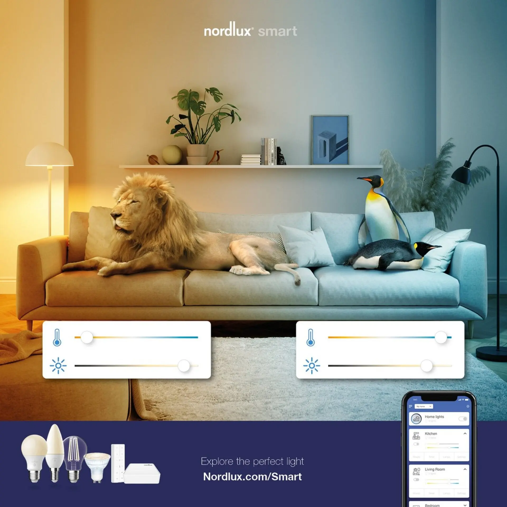 NORDLUX vestavné svítidlo Dorado Smart Light 1-Kit 4,7W LED černá 2015650103