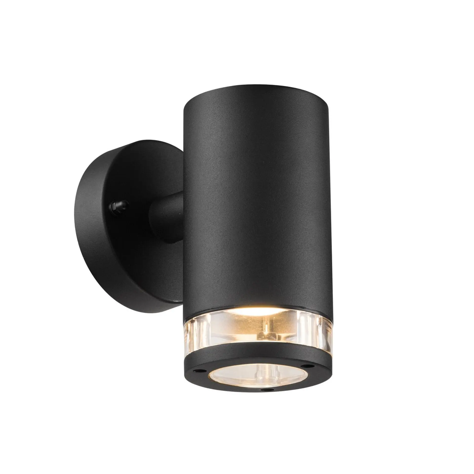 NORDLUX venkovní nástěnné svítidlo Birk 1x28W černá čirá 45521003