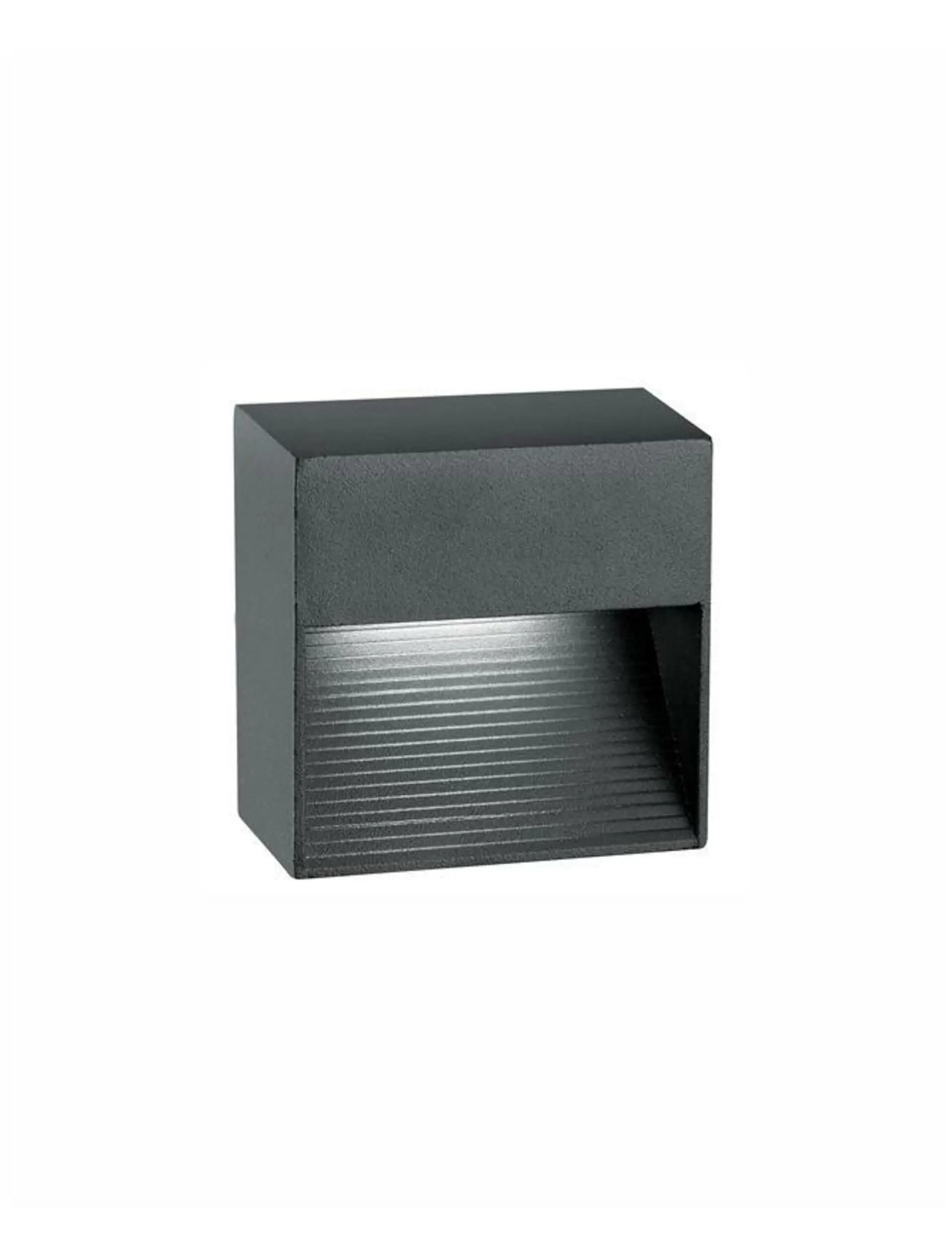 NOVA LUCE venkovní nástěnné svítidlo KRYPTON tmavě šedý hliník LED 3W 3000K 220-240V 15st. IP54 726408