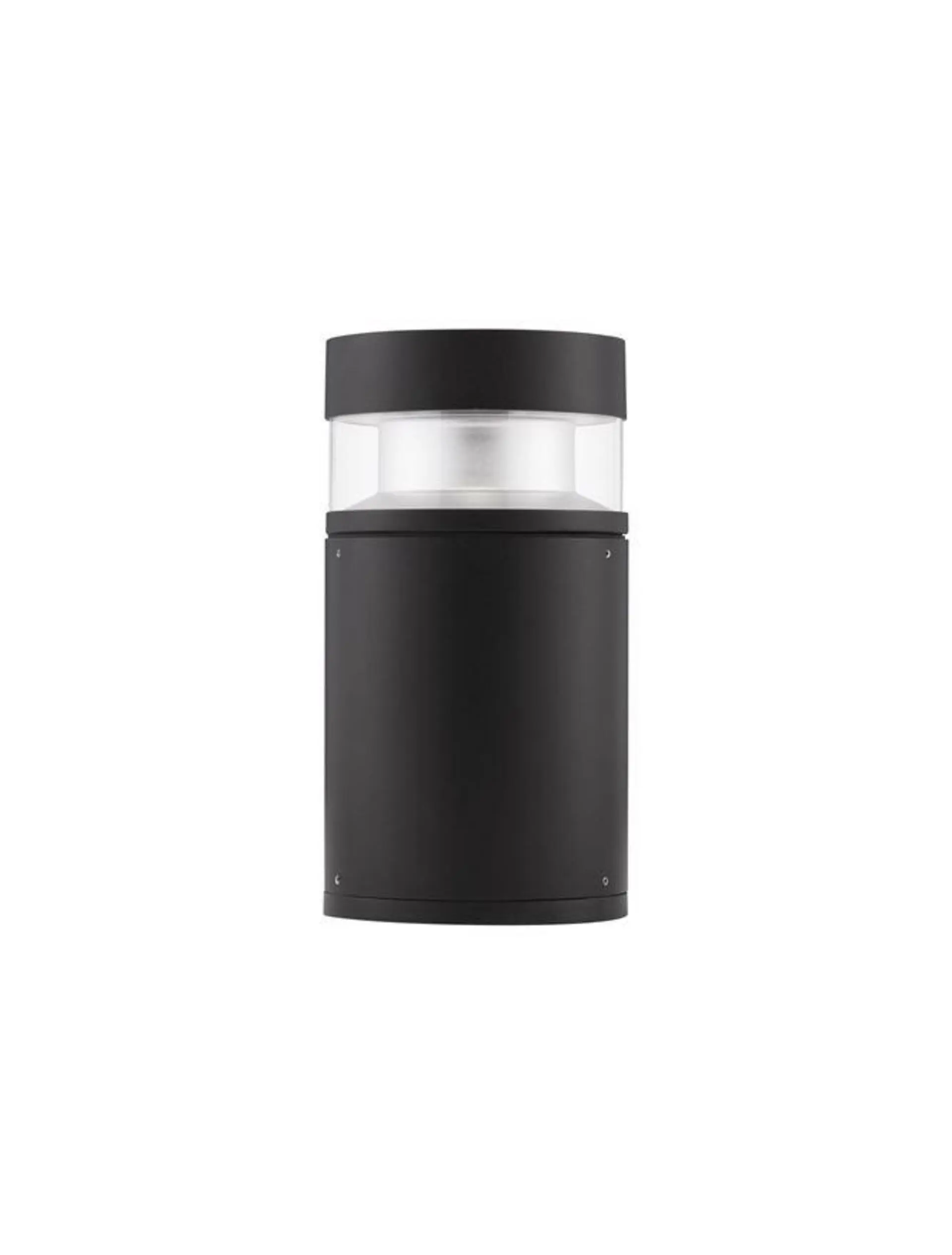 NOVA LUCE venkovní sloupkové svítidlo TALA černý hliník a akryl LED 12W 3000K 100-240V 180st. IP54 9026123