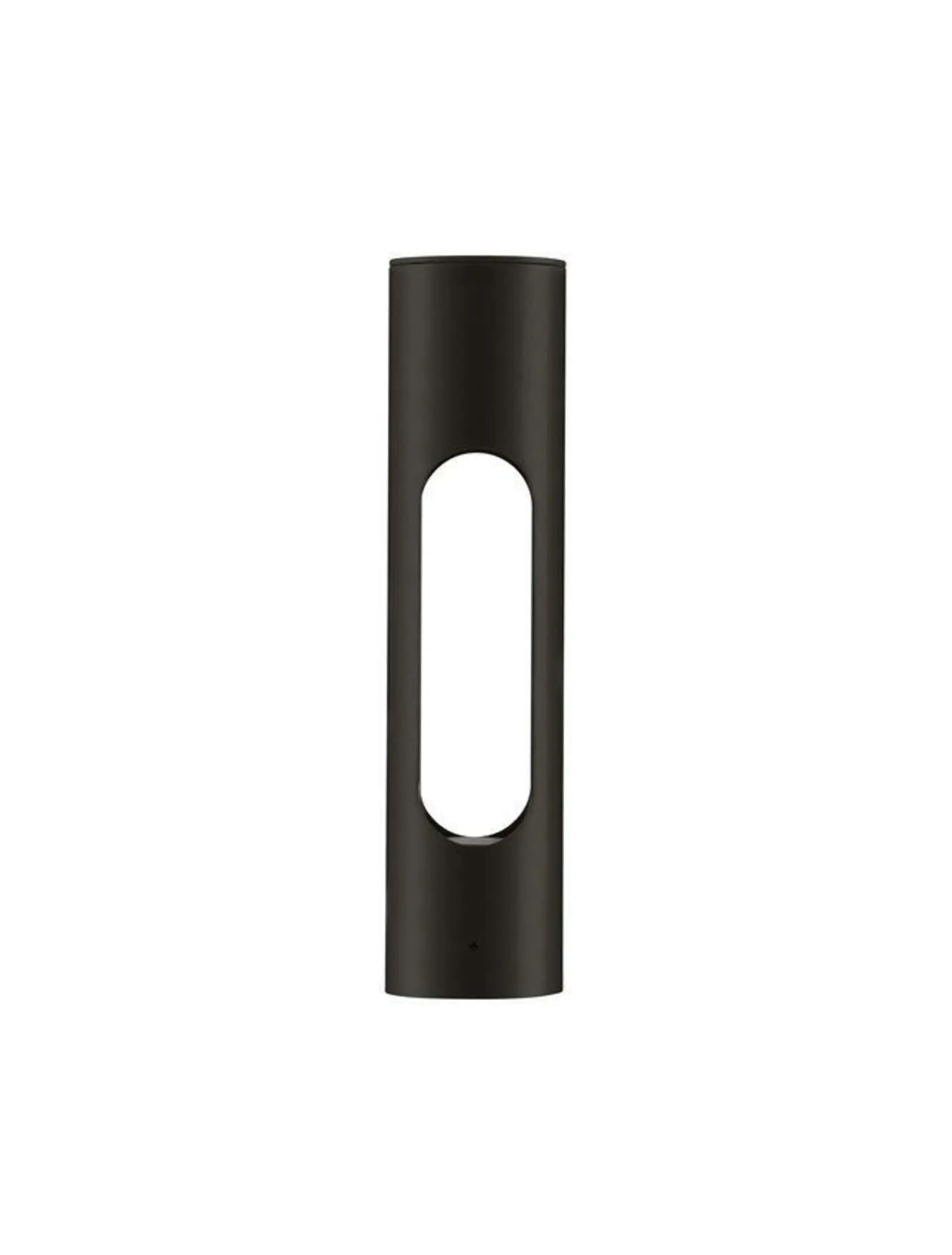 NOVA LUCE venkovní sloupkové svítidlo ELLERY černý hliník a akryl LED 12W 3000K 100-240V IP65 9100916