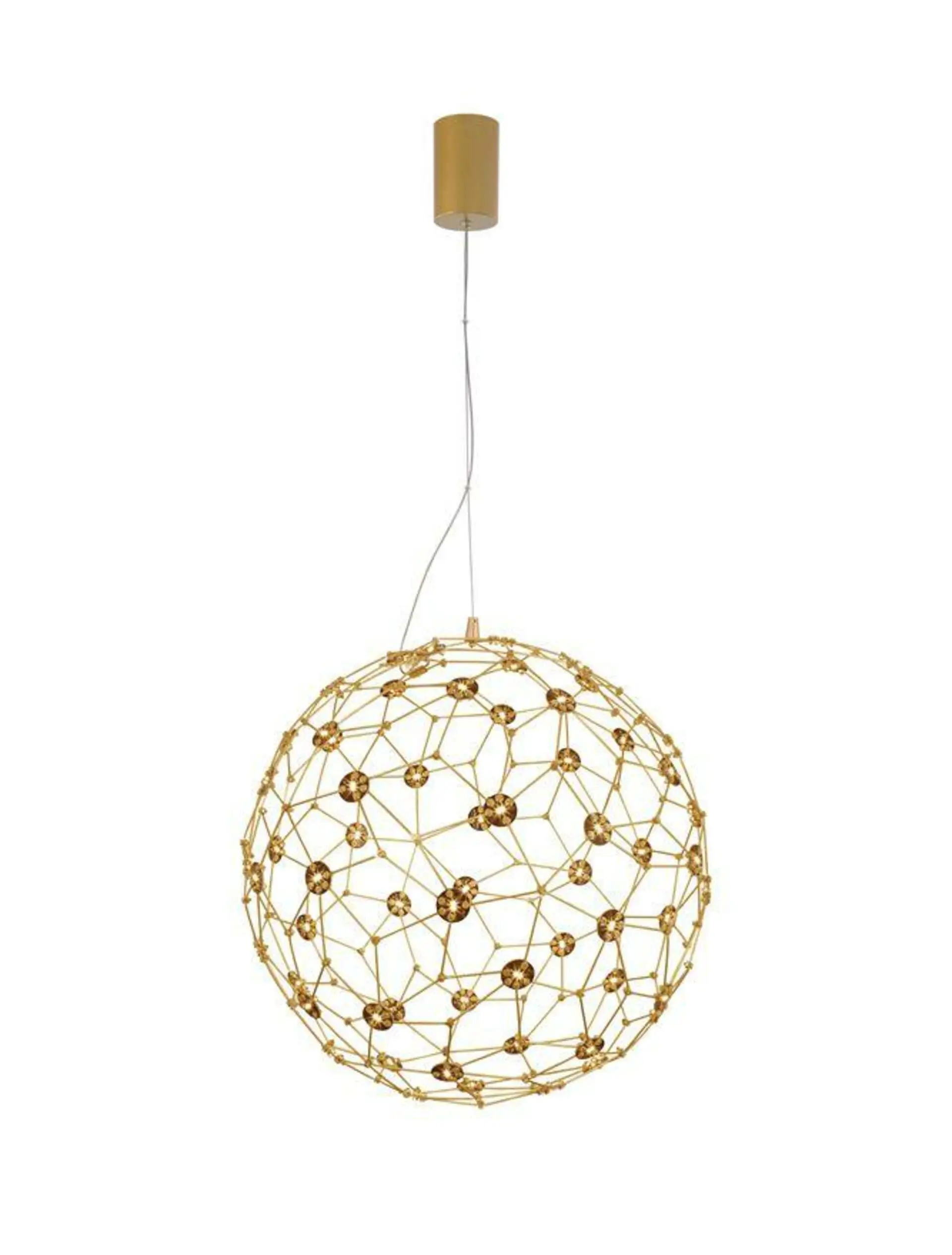 NOVA LUCE závěsné svítidlo SOLE zlatý kov LED 21.6W 230V 3000K IP20 9186002