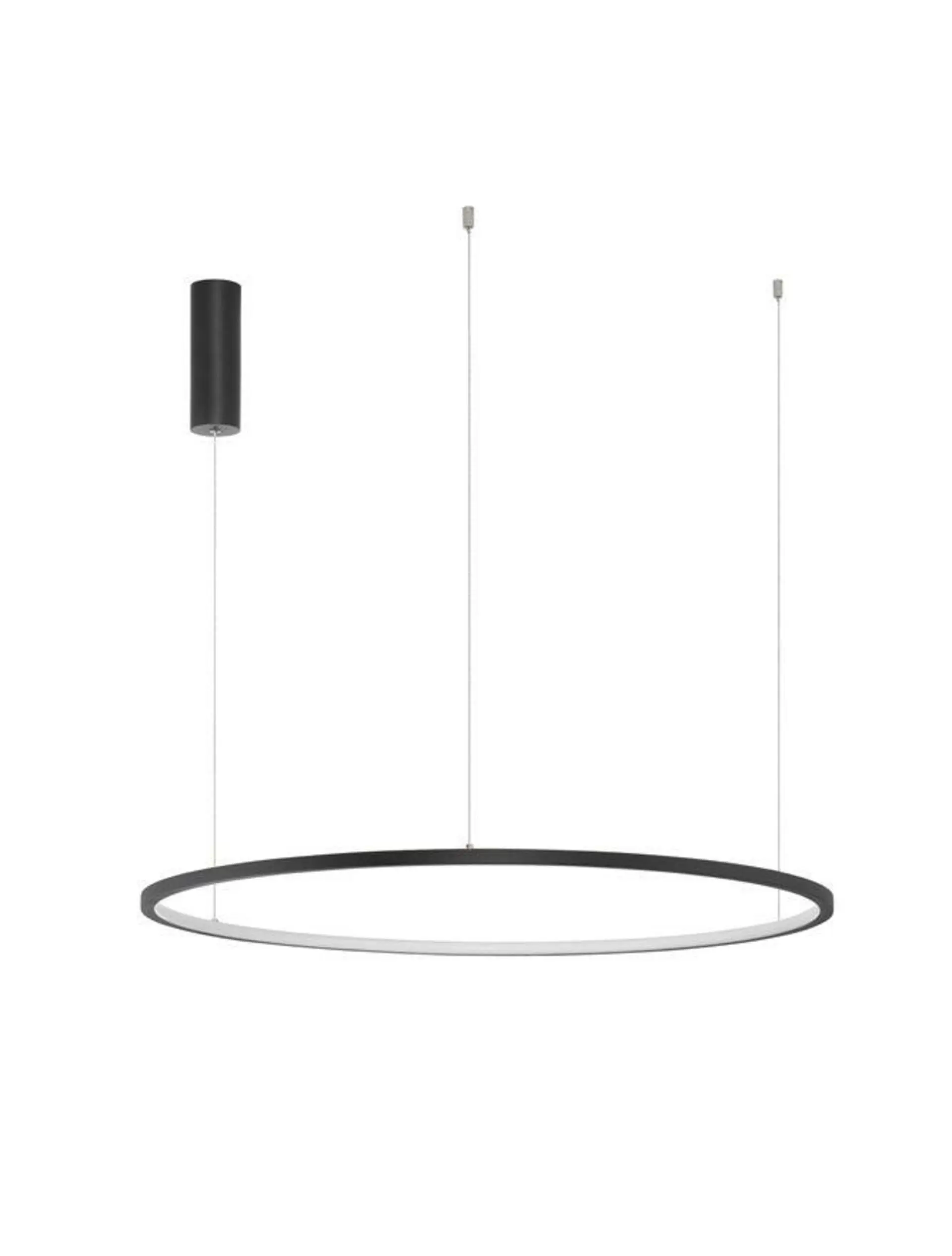 NV 9345605 Závěsné svítidlo TARQUIN černý hliník a akryl LED 48W 230V 3000K IP20 stmívatelné - NOVA LUCE