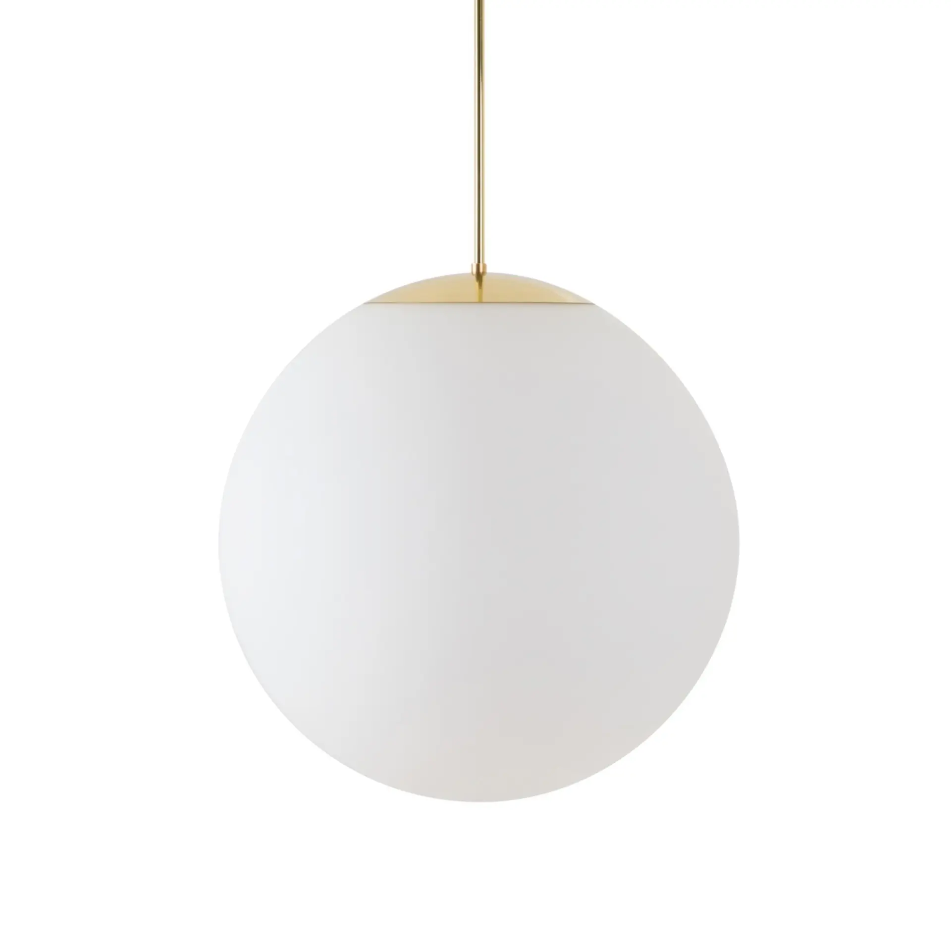 OSMONT ADR62073 ADRIA P4 HP závěsné skleněné svítidlo mosaz leštěná / bílá IP40 3000 K 59W LED