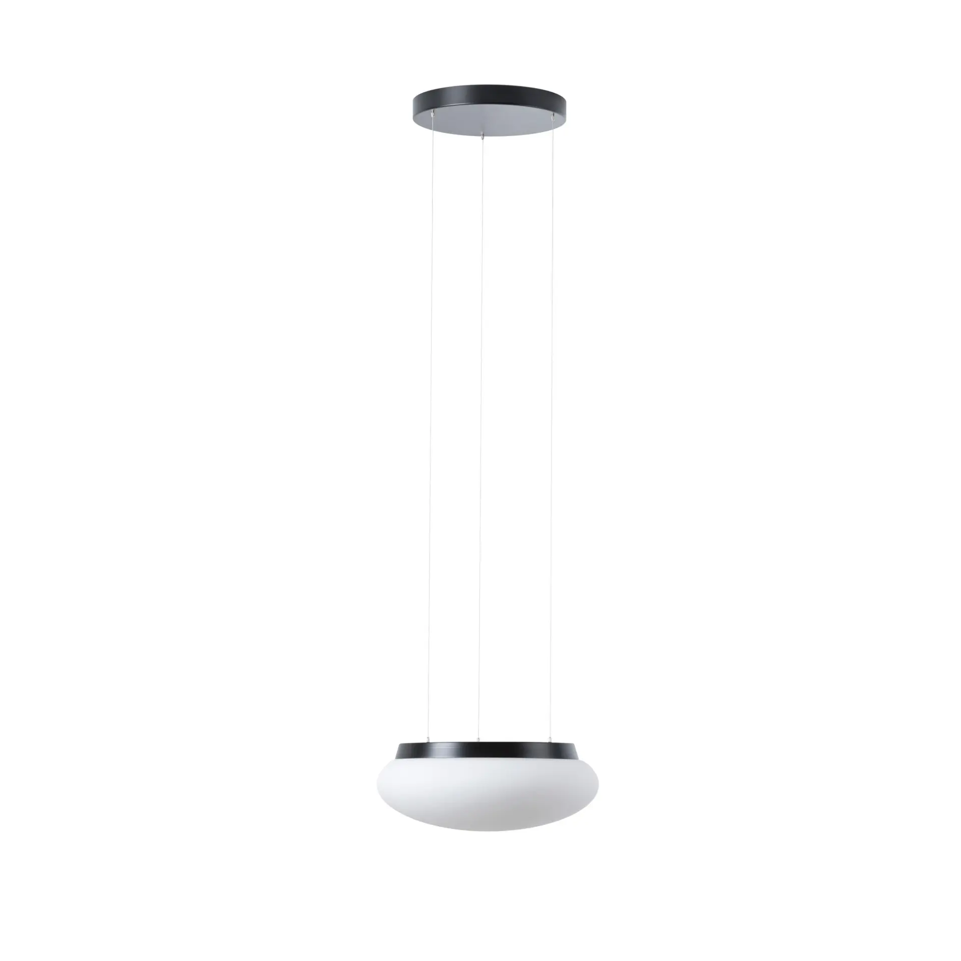 OSMONT ARA67423 ARAKIS LE2 závěsné skleněné svítidlo černá / bílá IP40 3000 K 13W LED