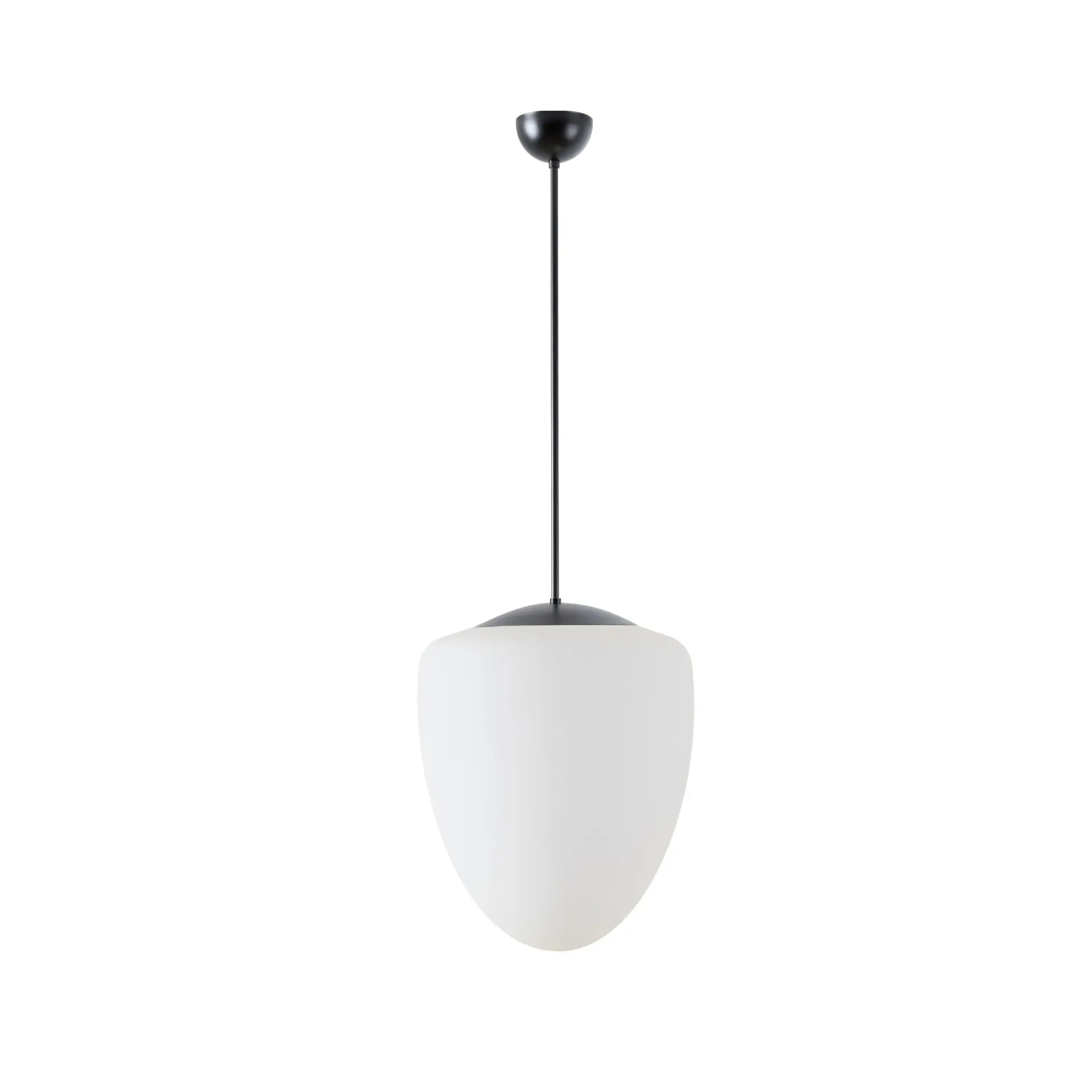 OSMONT AST61864 ASTRA P závěsné skleněné svítidlo černá / bílá IP40 4000 K 27W LED