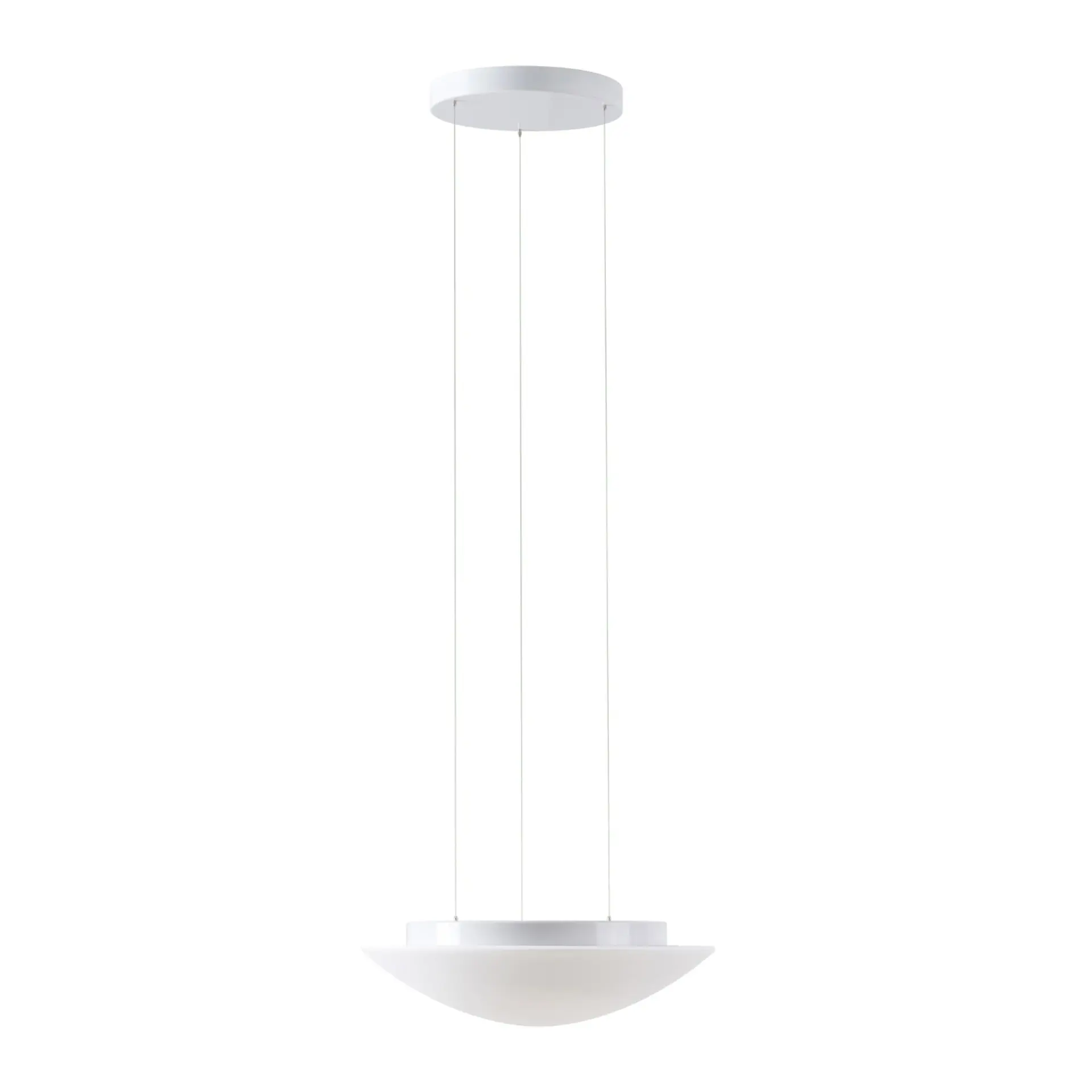 OSMONT AUR71703 AURA LE5 závěsné skleněné svítidlo bílá IP40 3000/4000 K 34W LED