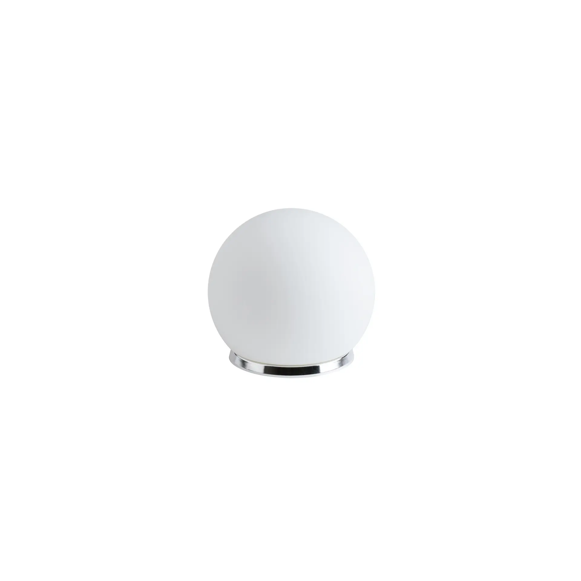 OSMONT BIA50532 BIANCA 1 stolní skleněná lampa chrom / bílá IP40 25W E27