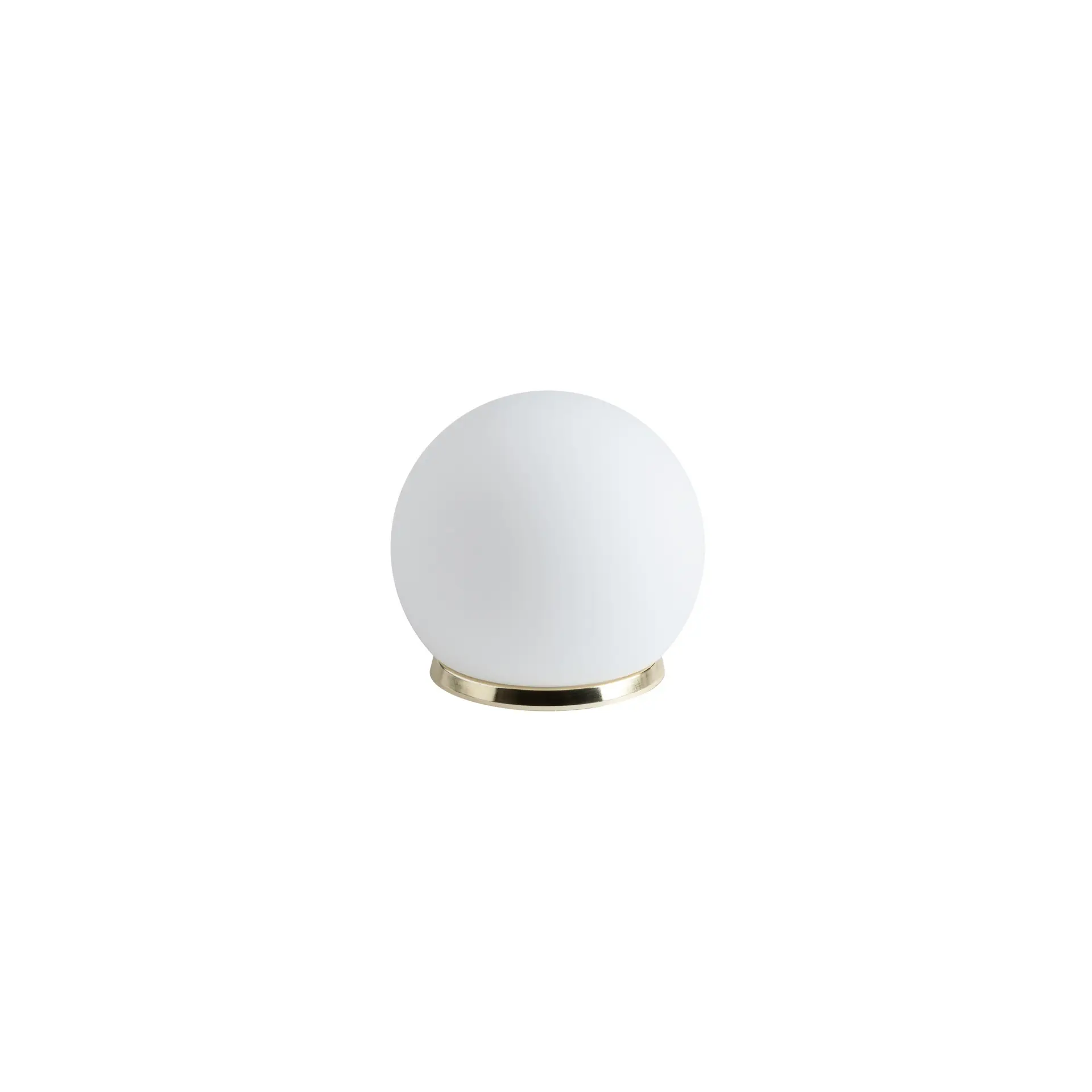 OSMONT BIA50533 BIANCA 1 stolní skleněná lampa mosaz leštěná / bílá IP40 25W E27