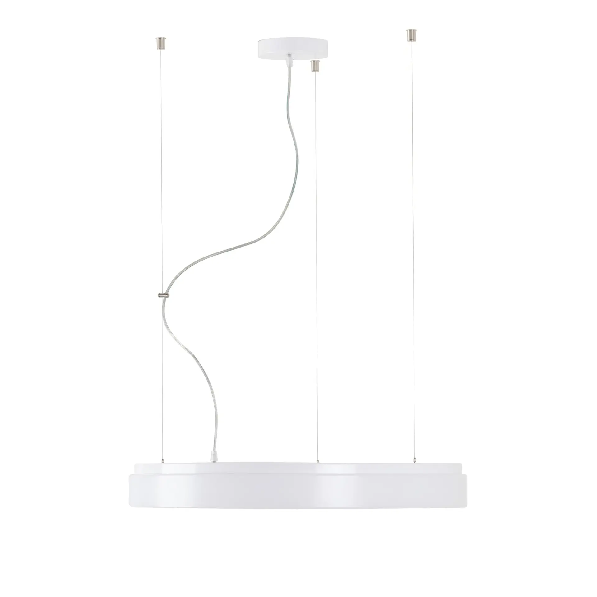 OSMONT DEL48244 DELIA L4 závěsné plastové svítidlo bílá IP40 3000 K 100W LED