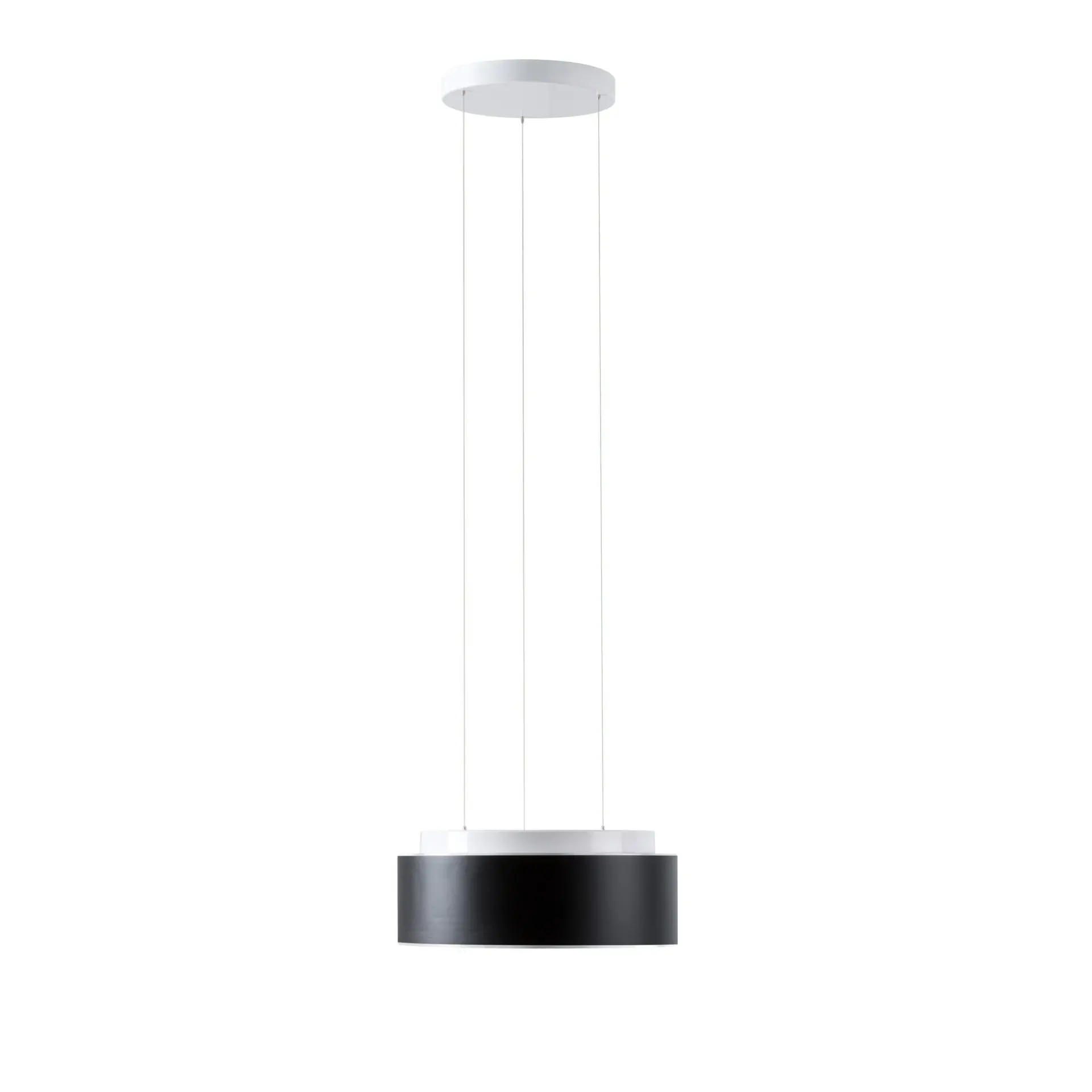 OSMONT ERI70925 ERIS LEC2 závěsné skleněné svítidlo bílá / bílo - černá IP40 4000 K 19W LED DALI
