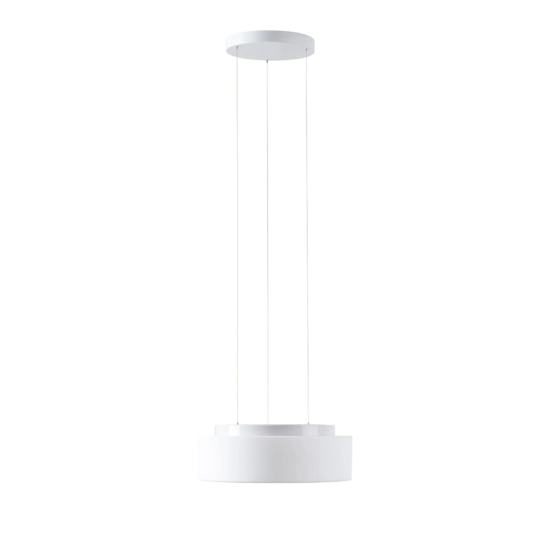 OSMONT ERI73036 ERIS LE2 závěsné skleněné svítidlo bílá IP40 3000 K 18W LED