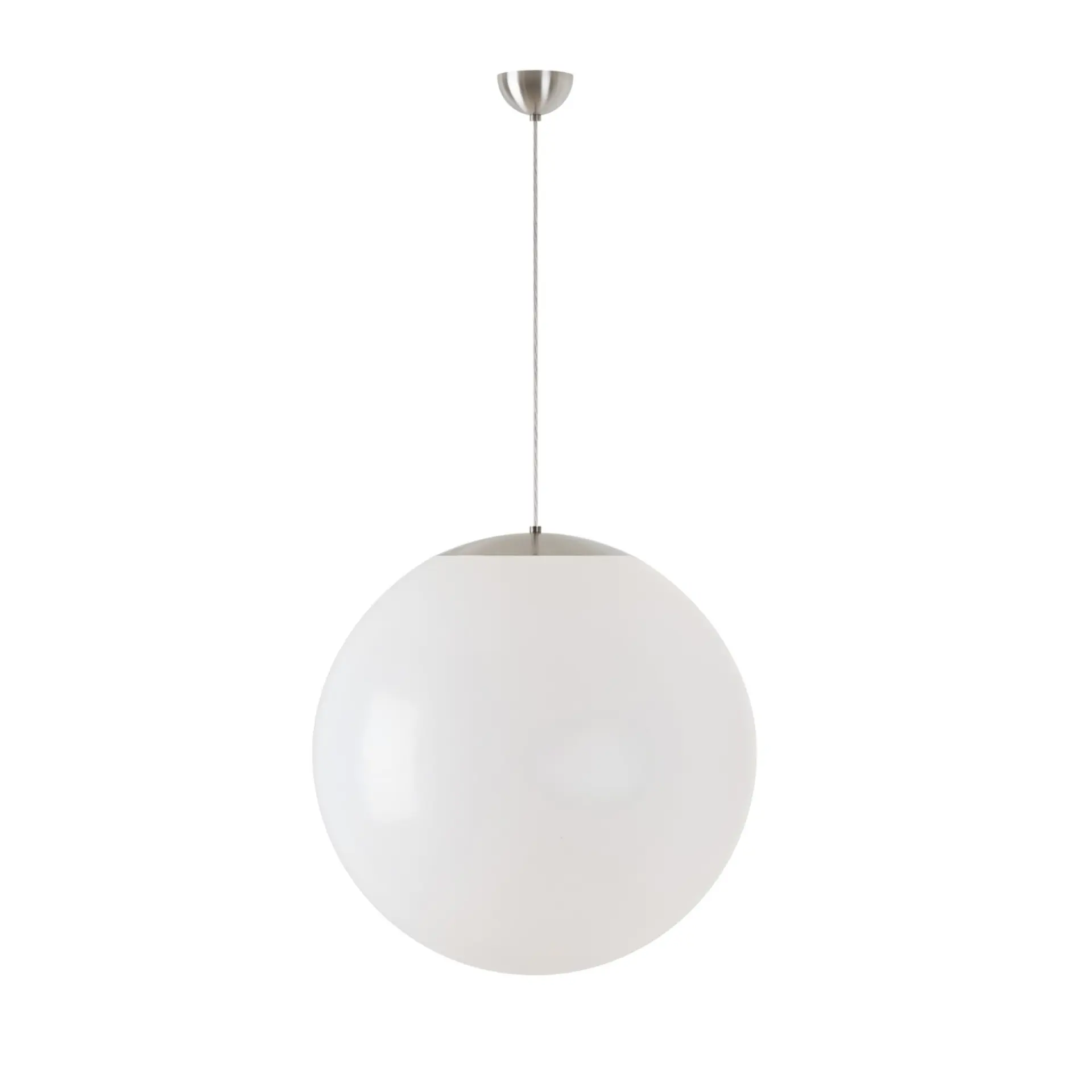 OSMONT ISI60628 ISIS S5 PM závěsné plastové svítidlo kartáčovaná nerez / bílá IP40 4000 K 48W LED