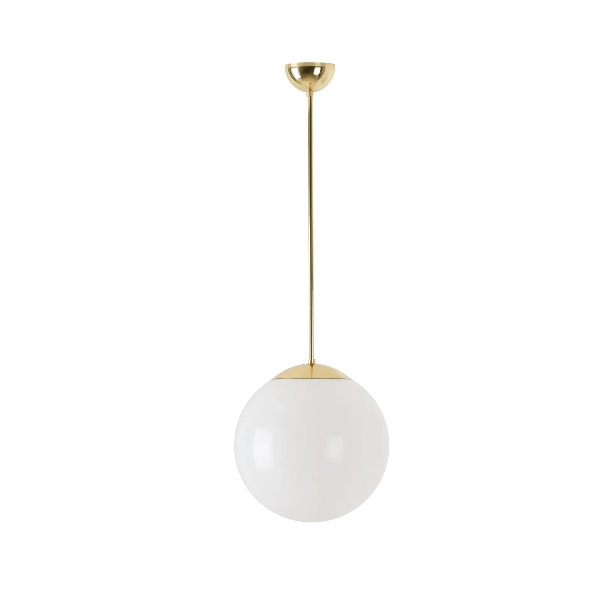 OSMONT ISI63870 ISIS P2 PM závěsné plastové svítidlo mosaz leštěná / bílá IP40 4000 K 20W LED
