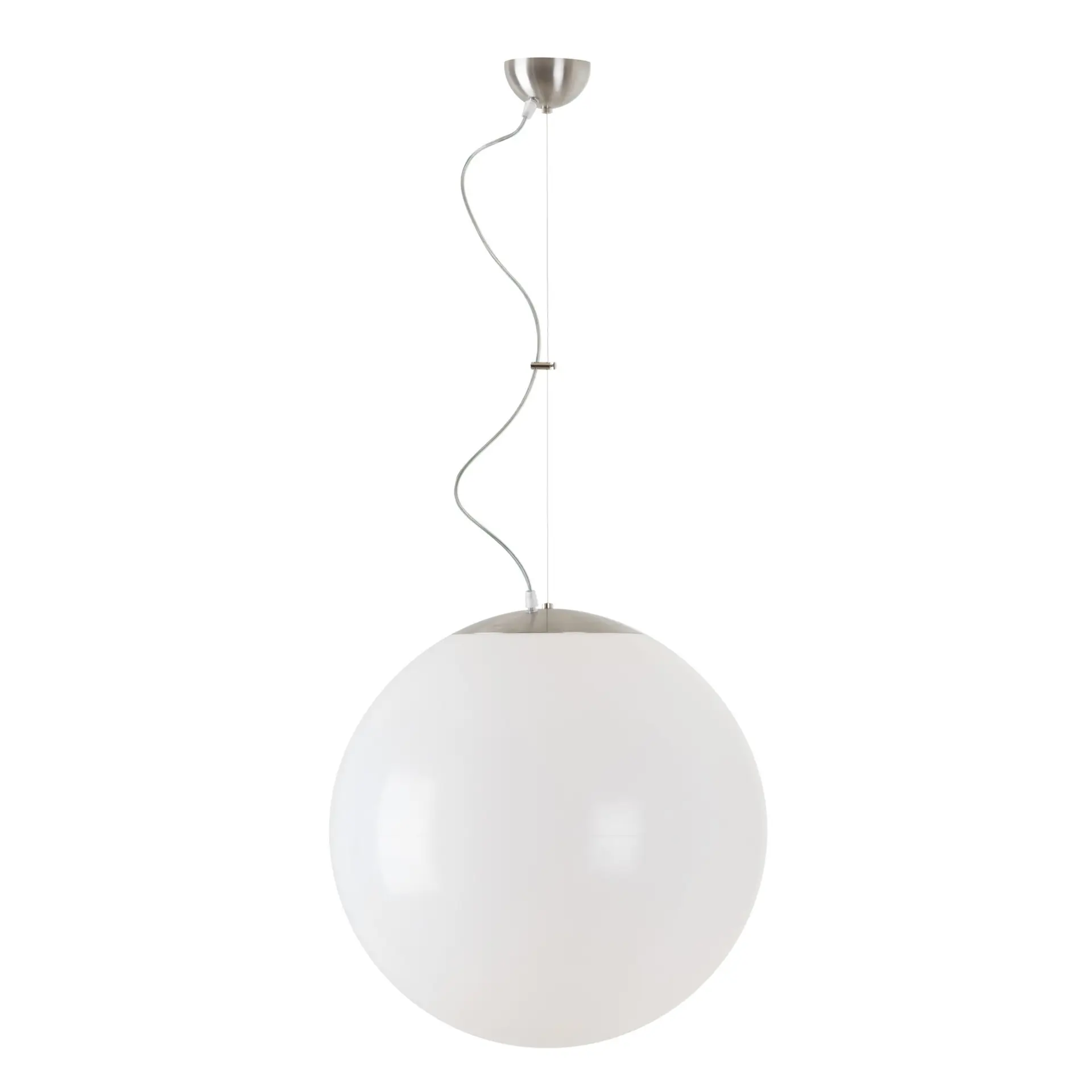 OSMONT ISI64249 ISIS L4 PM závěsné plastové svítidlo nerez broušená / bílá IP40 3000 K 41W LED
