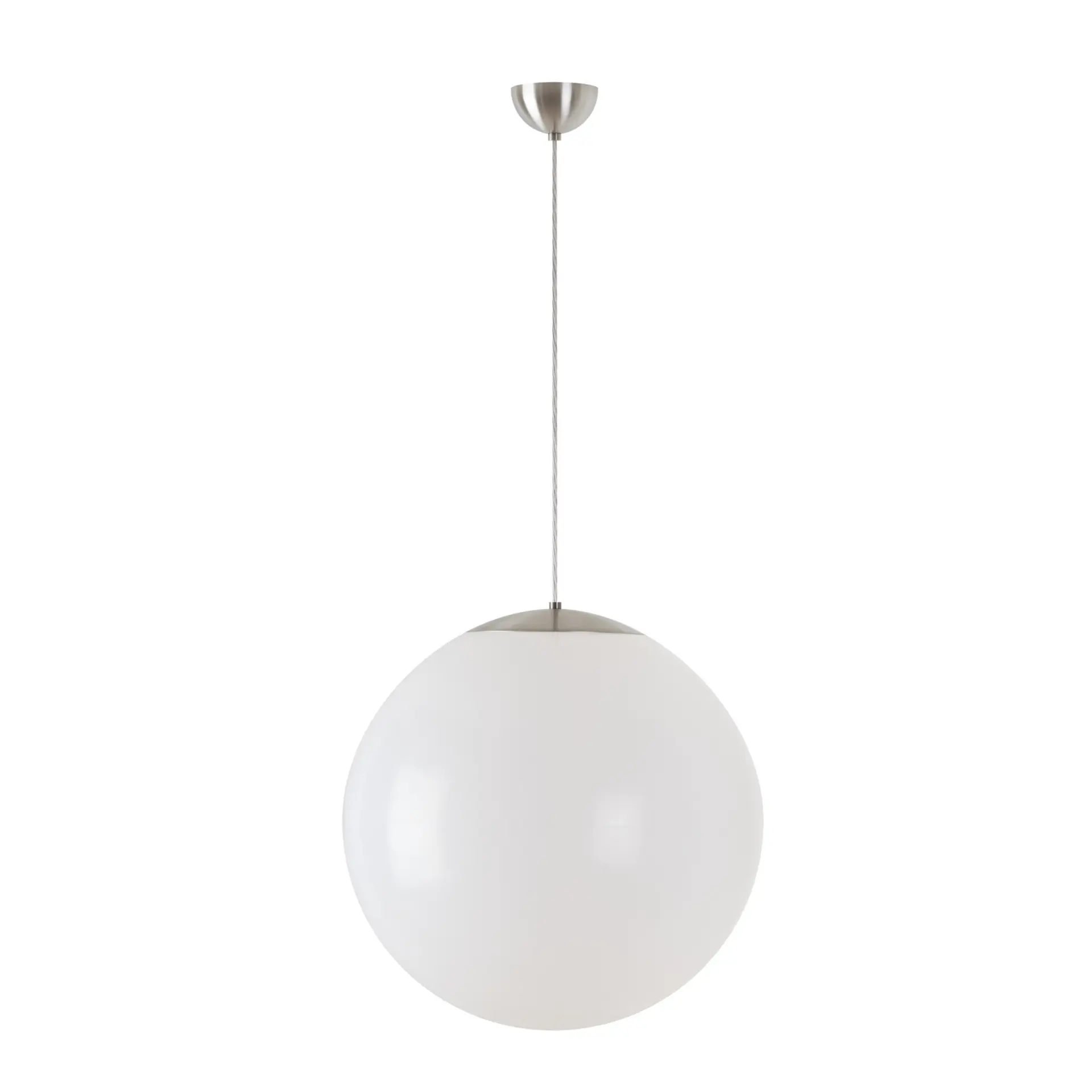 OSMONT ISI64332 ISIS S4 PM závěsné plastové svítidlo nerez broušená / bílá IP40 3000 K 41W LED