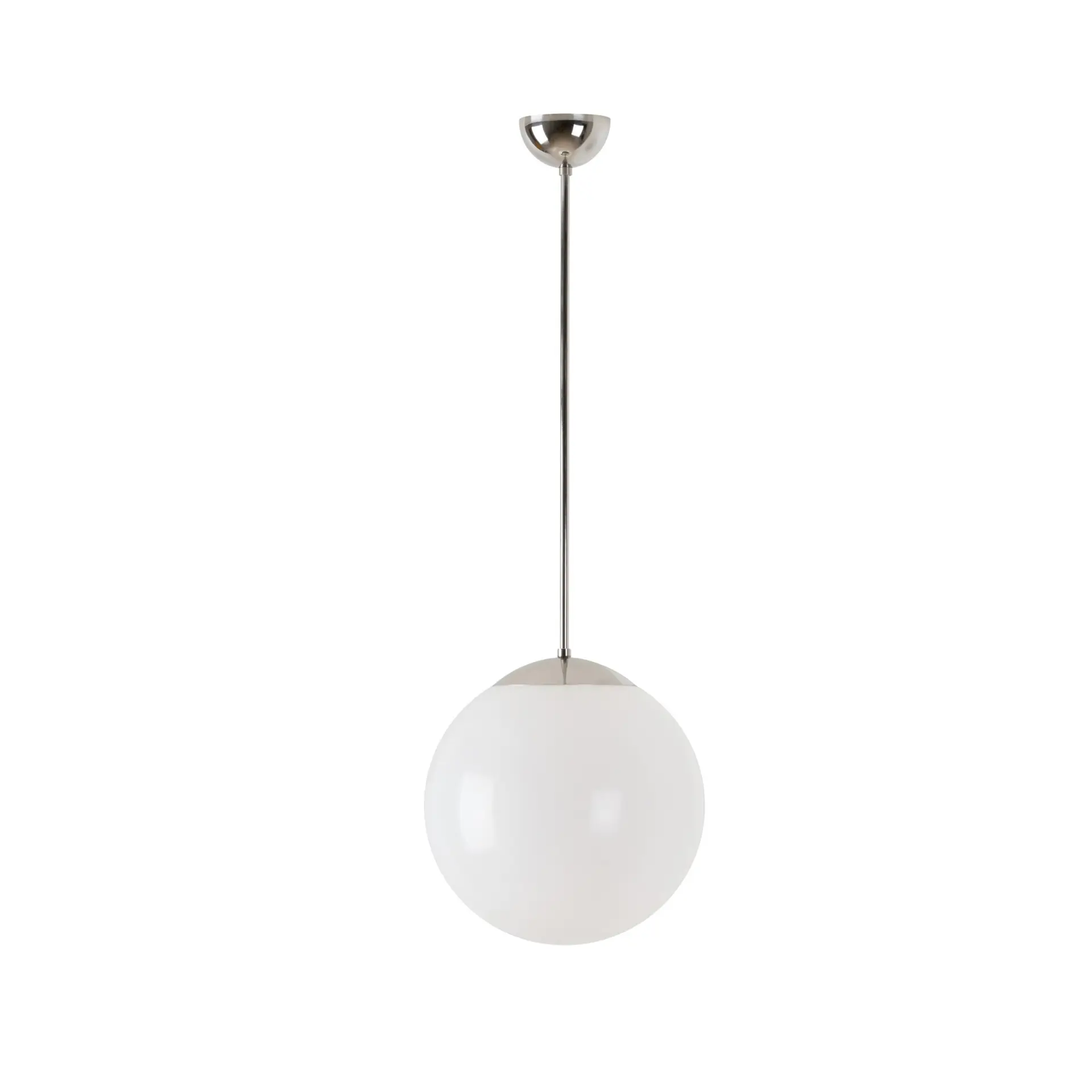 OSMONT ISI66021 ISIS P2 závěsné plastové svítidlo nerez leštěná / bílá IP40 3000 K 20W LED