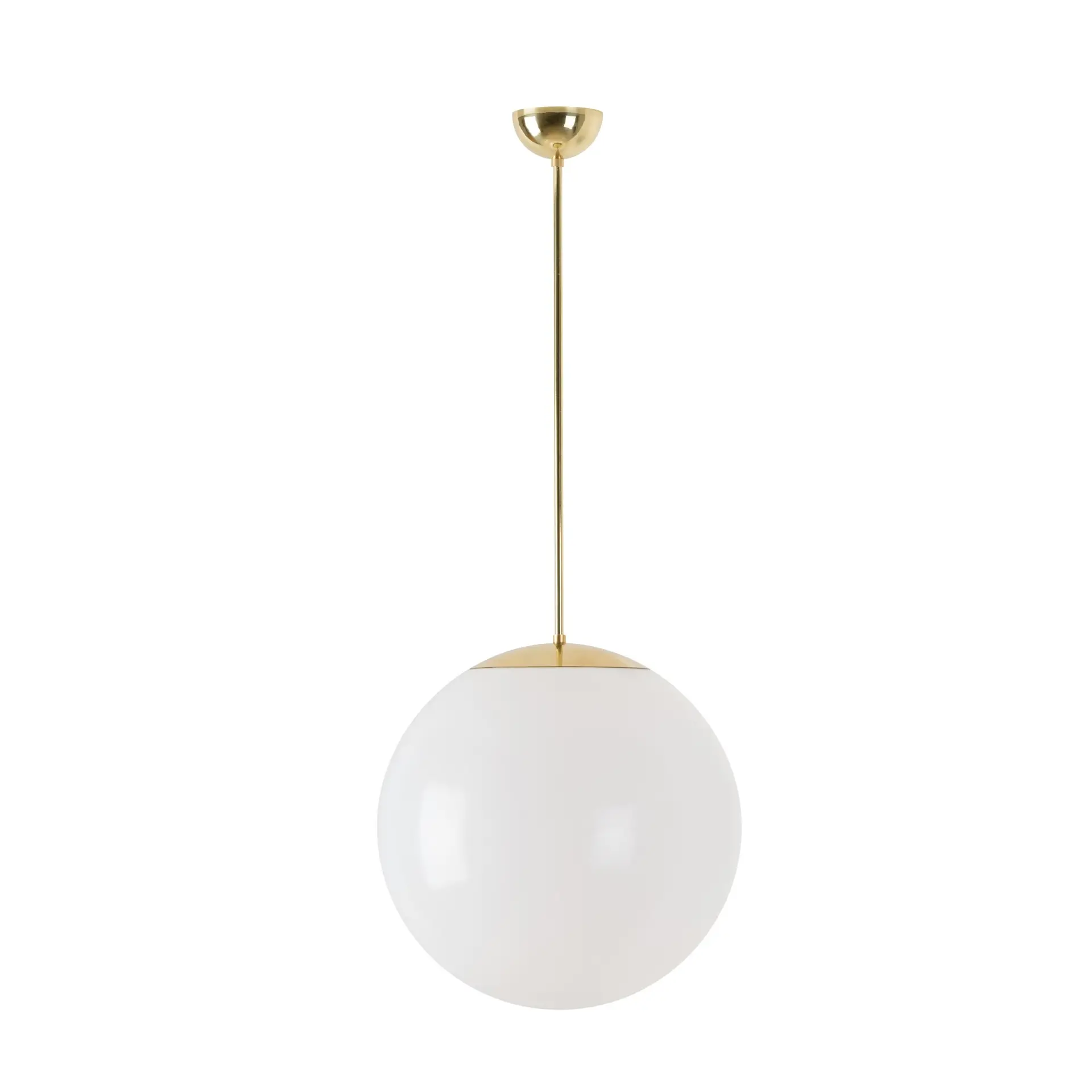 OSMONT ISI66064 ISIS P3 závěsné plastové svítidlo mosaz leštěná / bílá IP40 3000 K 27W LED DALI