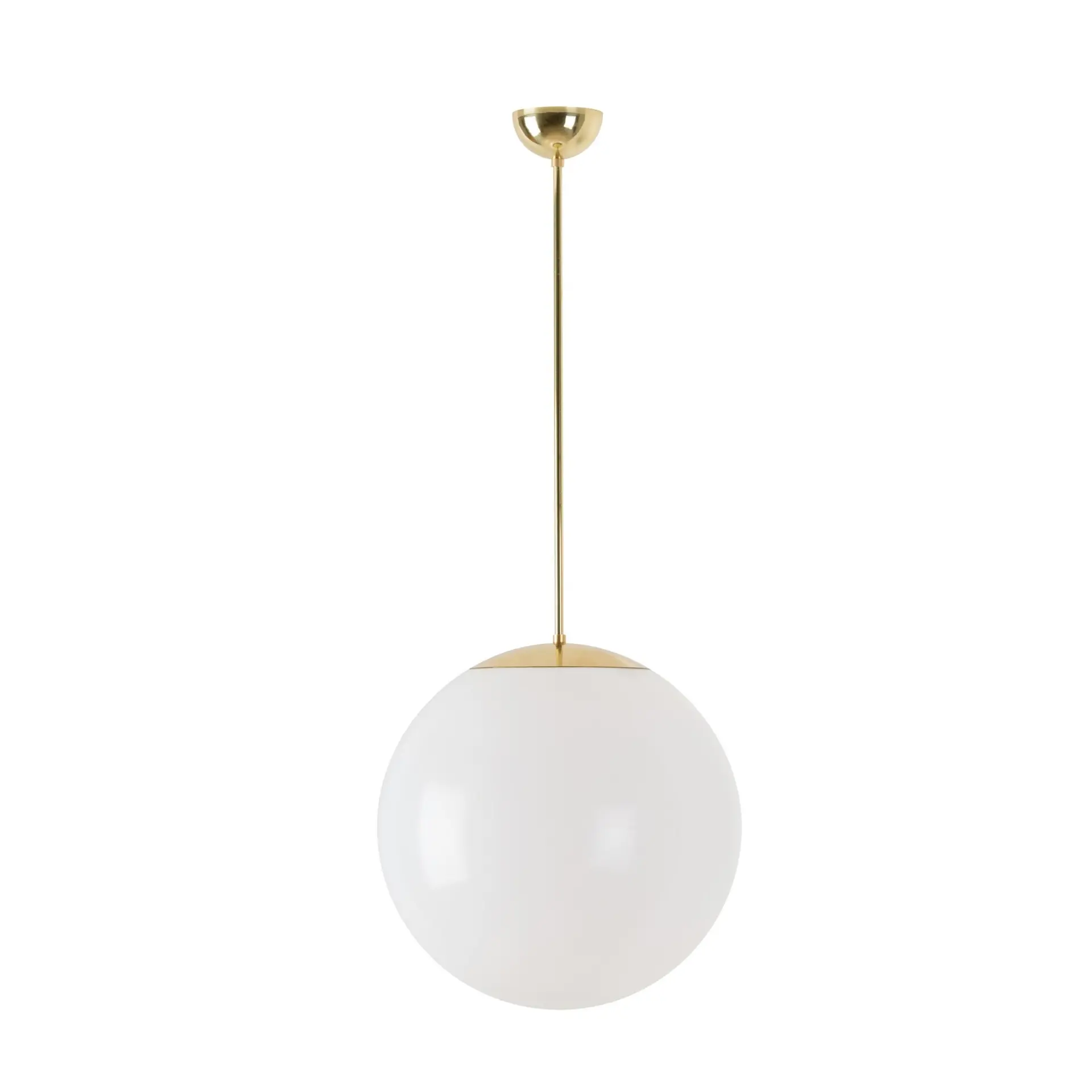 OSMONT ISI66557 ISIS P3 závěsné plastové svítidlo mosaz leštěná / bílá IP40 4000 K 27W LED