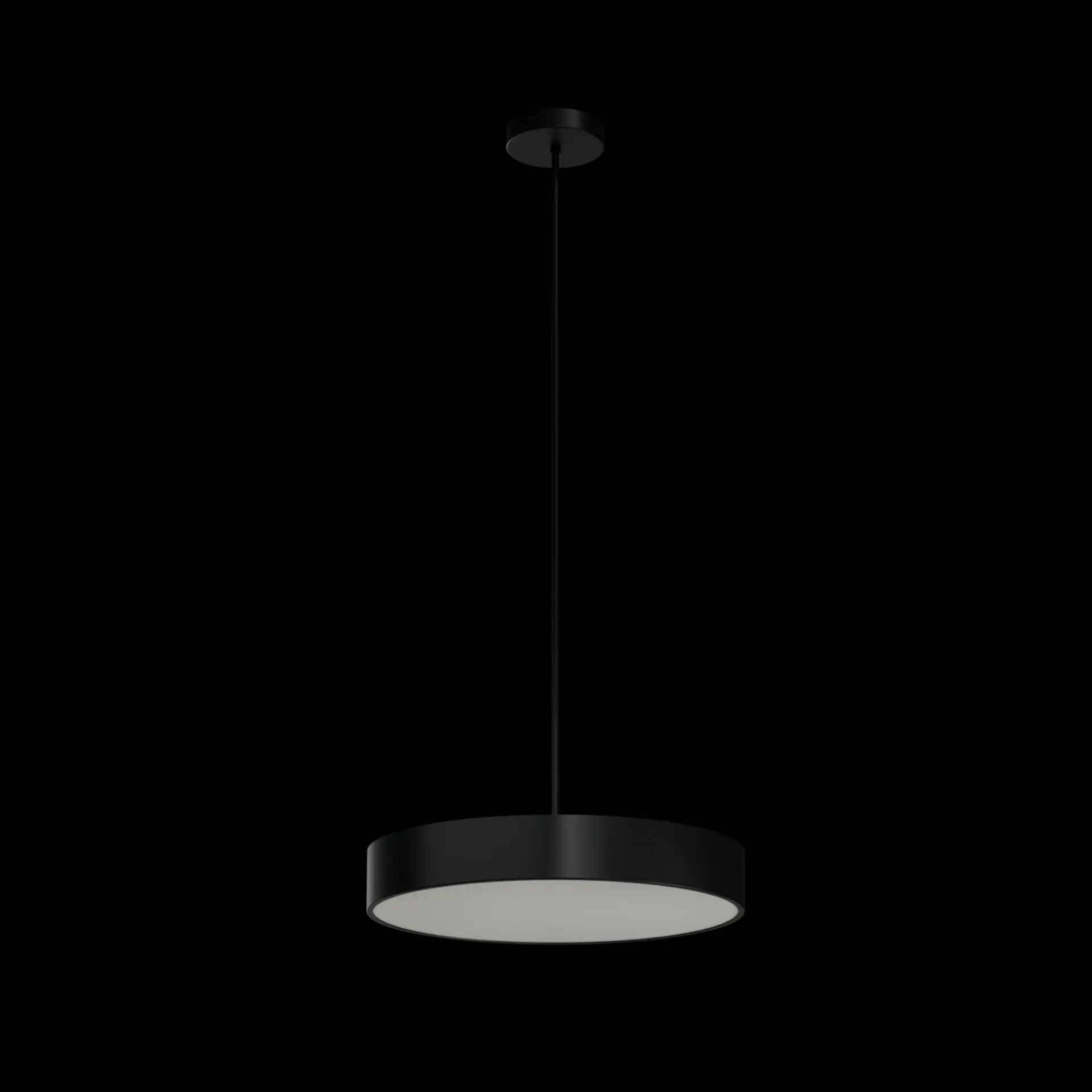 OSMONT KRU60726 KRUGER P3 FOP závěsné plastové svítidlo černá IP40 4000 K 32W LED nouzové kombinované 3 h