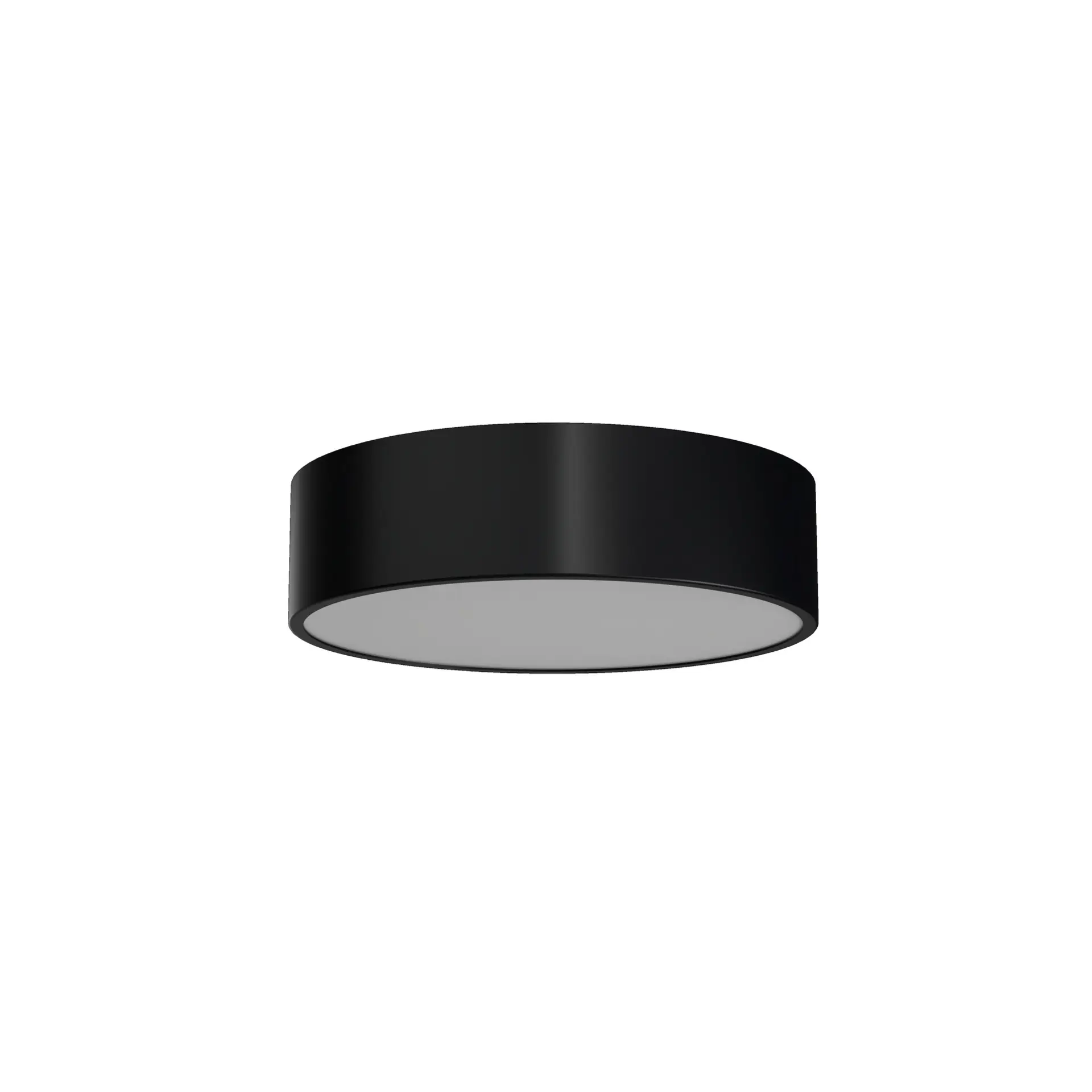 OSMONT KRU60746 KRUGER 1 FOP stropní/nástěnné plastové svítidlo černá IP40 4000 K 18W LED nouzové kombinované 3 h