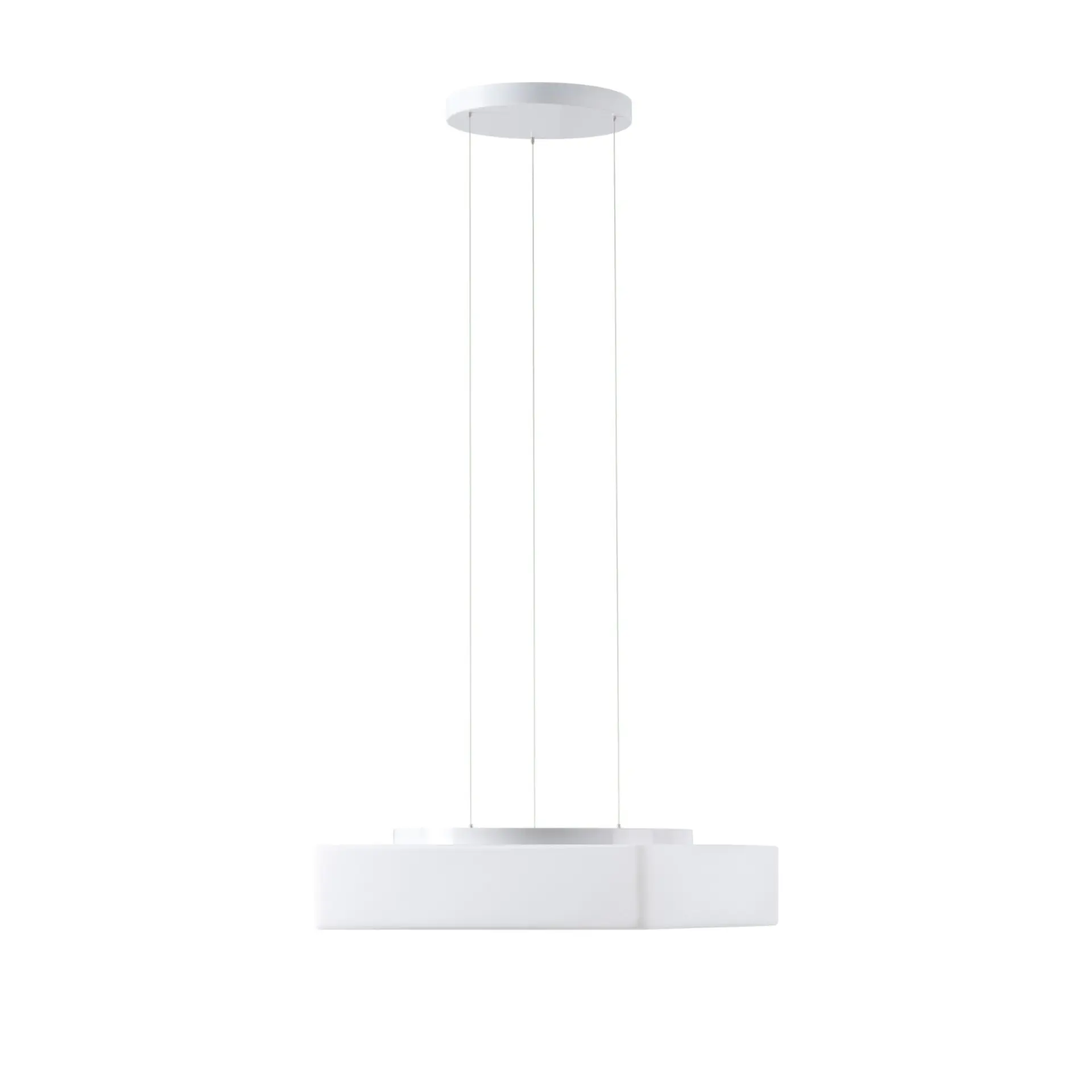 OSMONT LIN73071 LINA LE7 závěsné skleněné svítidlo bílá IP40 3000 K 34W LED