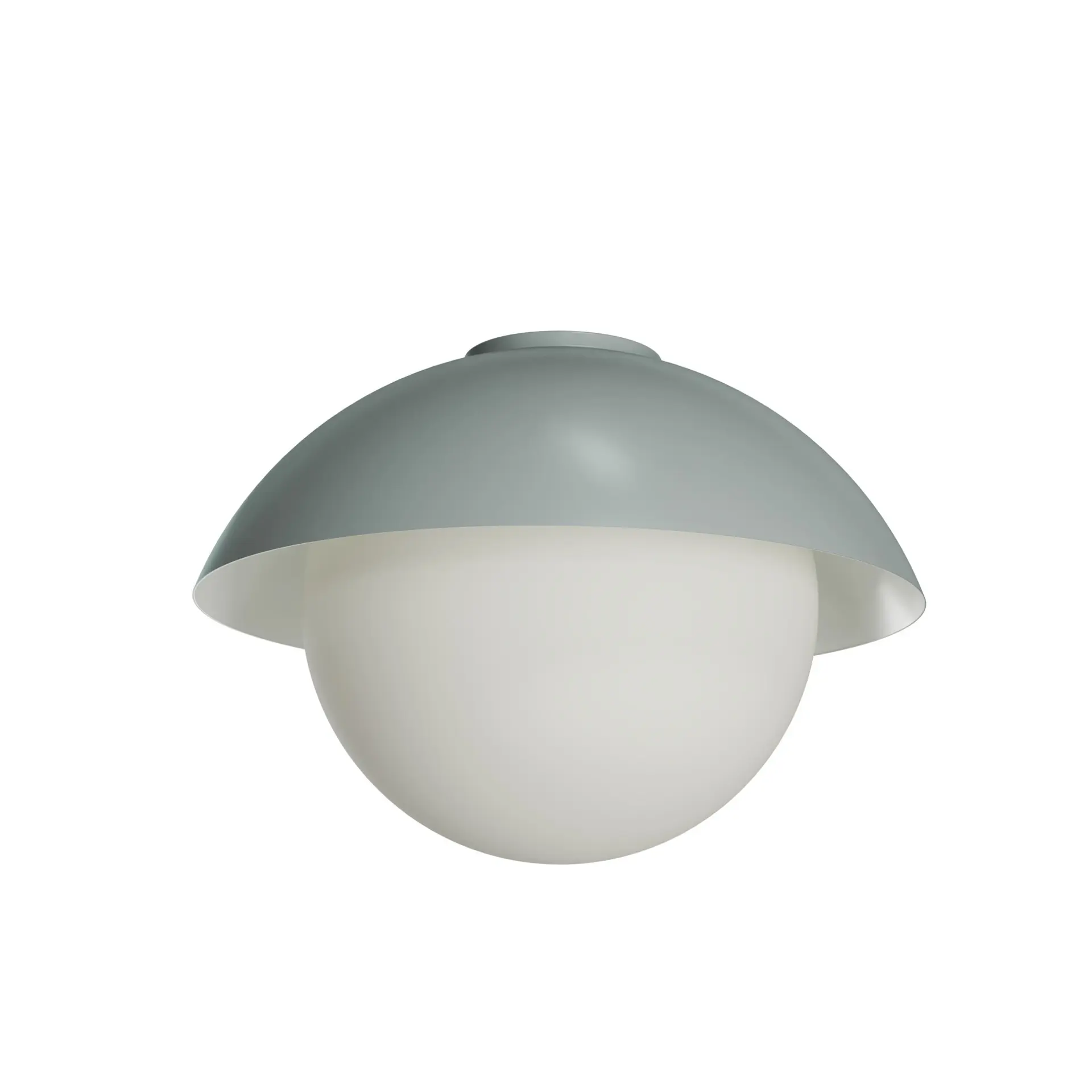 OSMONT LUK60016 LUKIDA 3 stropní/nástěnné skleněné svítidlo šedá / bílá IP65 3000 K 27W LED