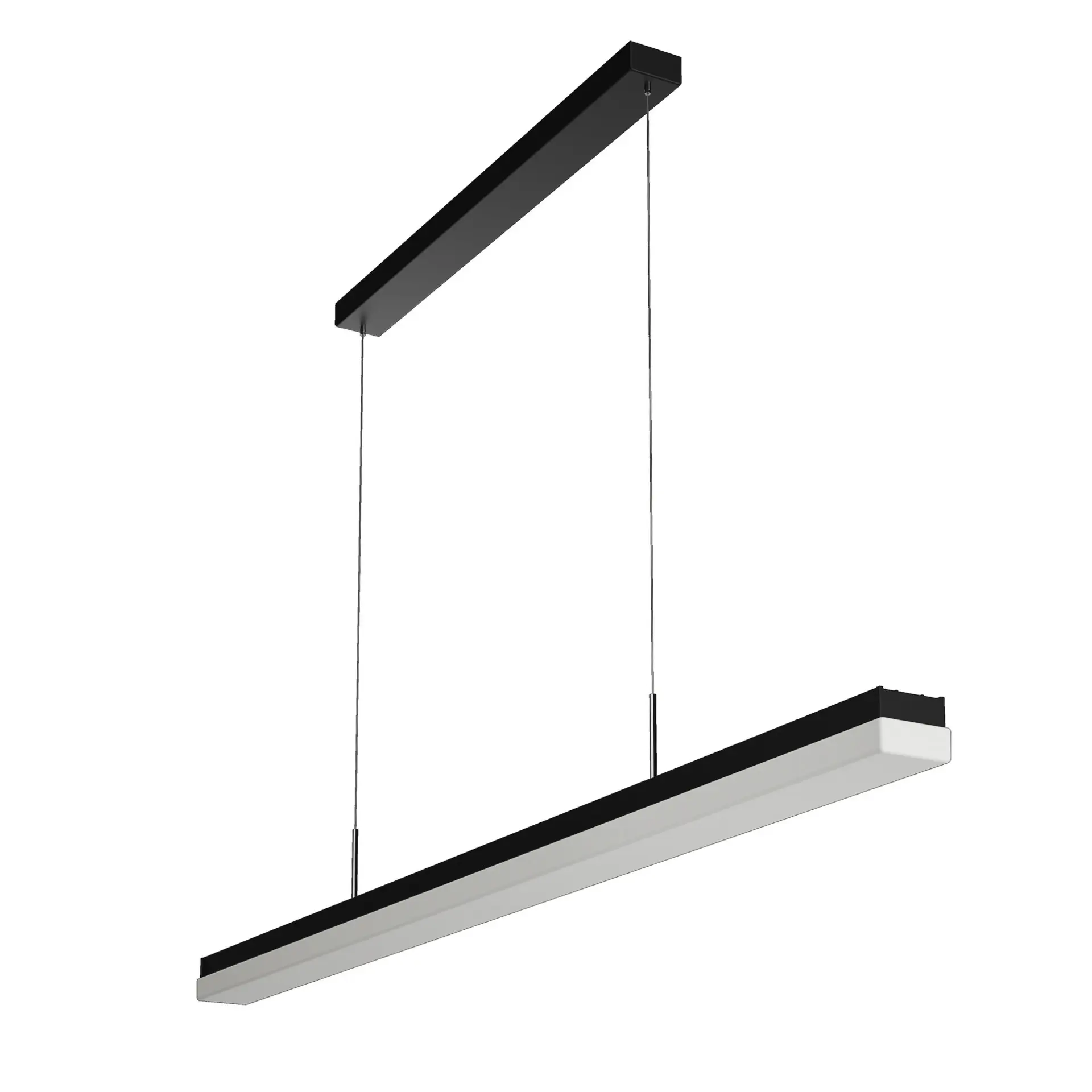 OSMONT MAT60068 MATAR LE3 závěsné plastové svítidlo černá / bílá IP40 3000 K 18W LED