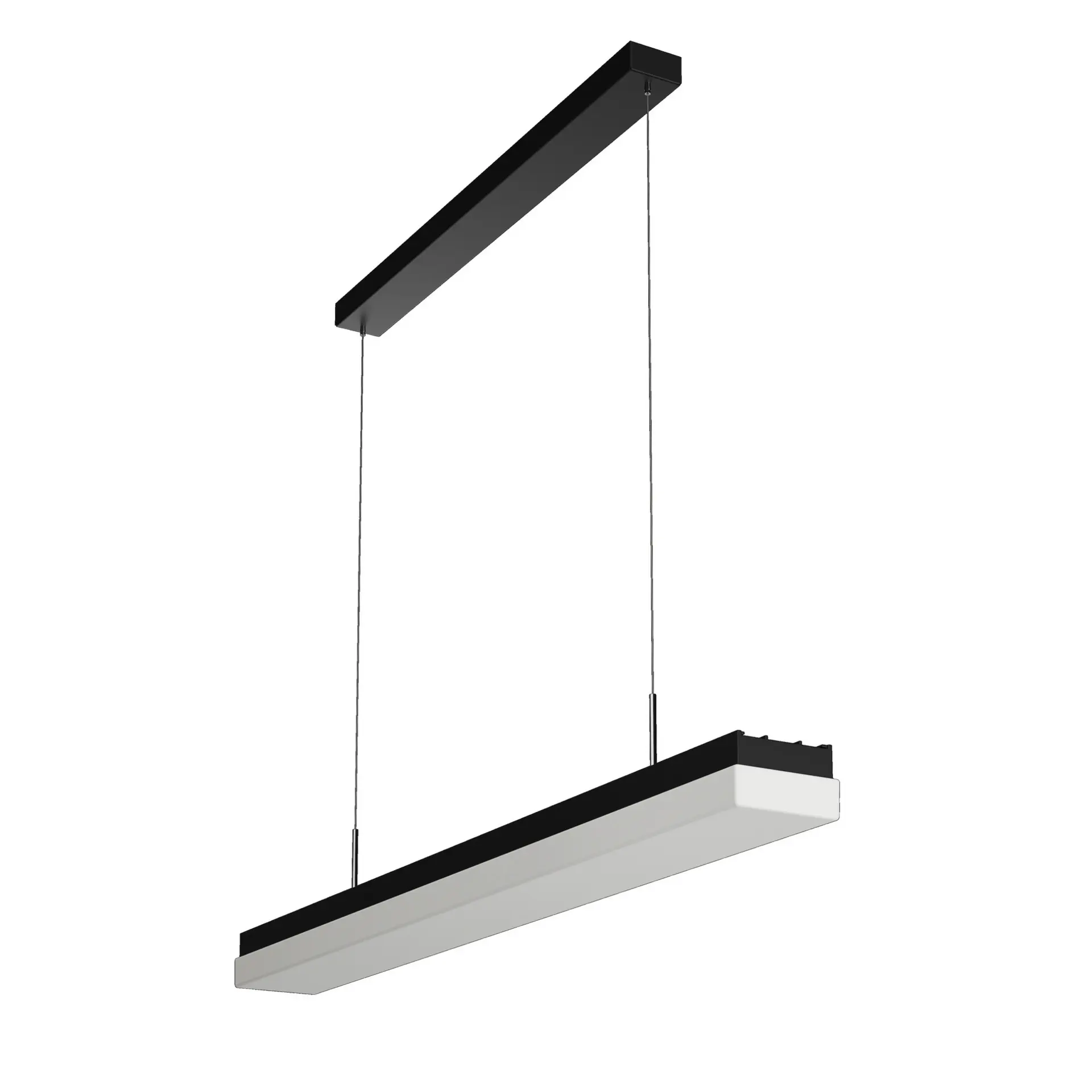 OSMONT MAT60586 MATAR LE5 závěsné plastové svítidlo černá / bílá IP40 4000 K 26W LED