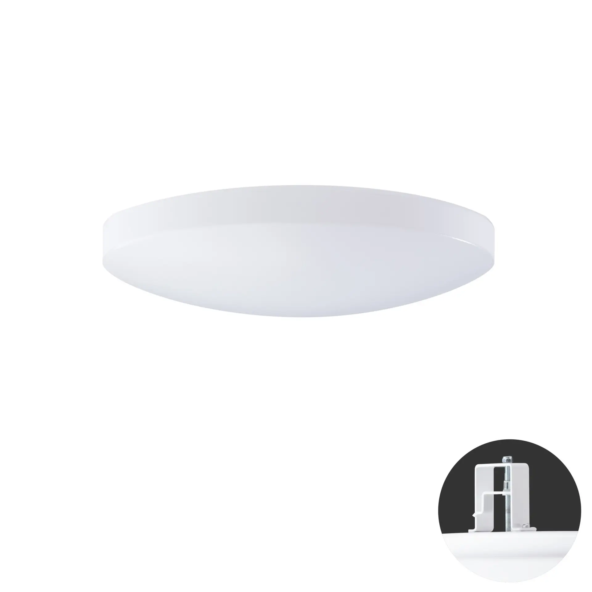 OSMONT SAG68676 SAGITA V1 stropní/nástěnné plastové polovestavné svítidlo bílá IP44 4000 K 13W LED HF