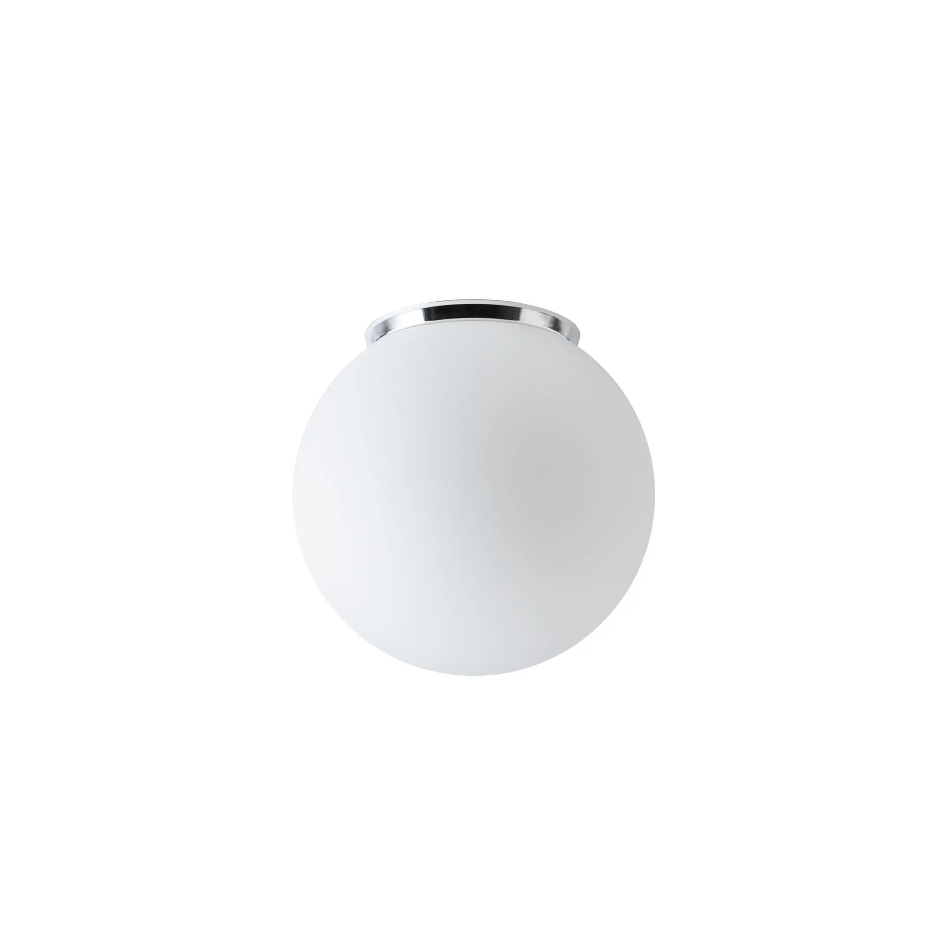 OSMONT STY44987 STYX 2 stropní/nástěnné skleněné svítidlo chrom / bílá IP65 25W E27