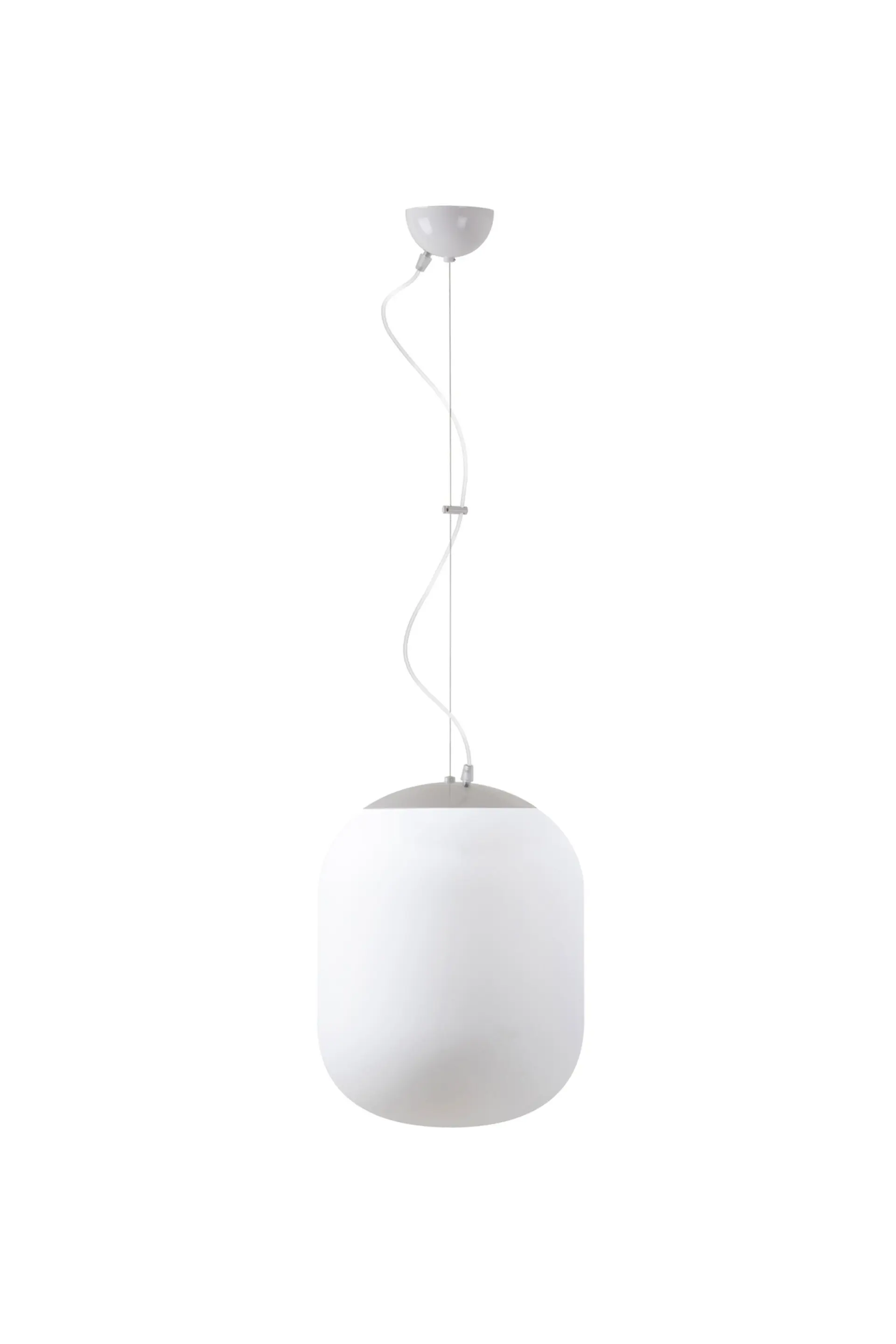 OSMONT TAN58150 TANIA L1 závěsné skleněné svítidlo bílá IP40 40W E27