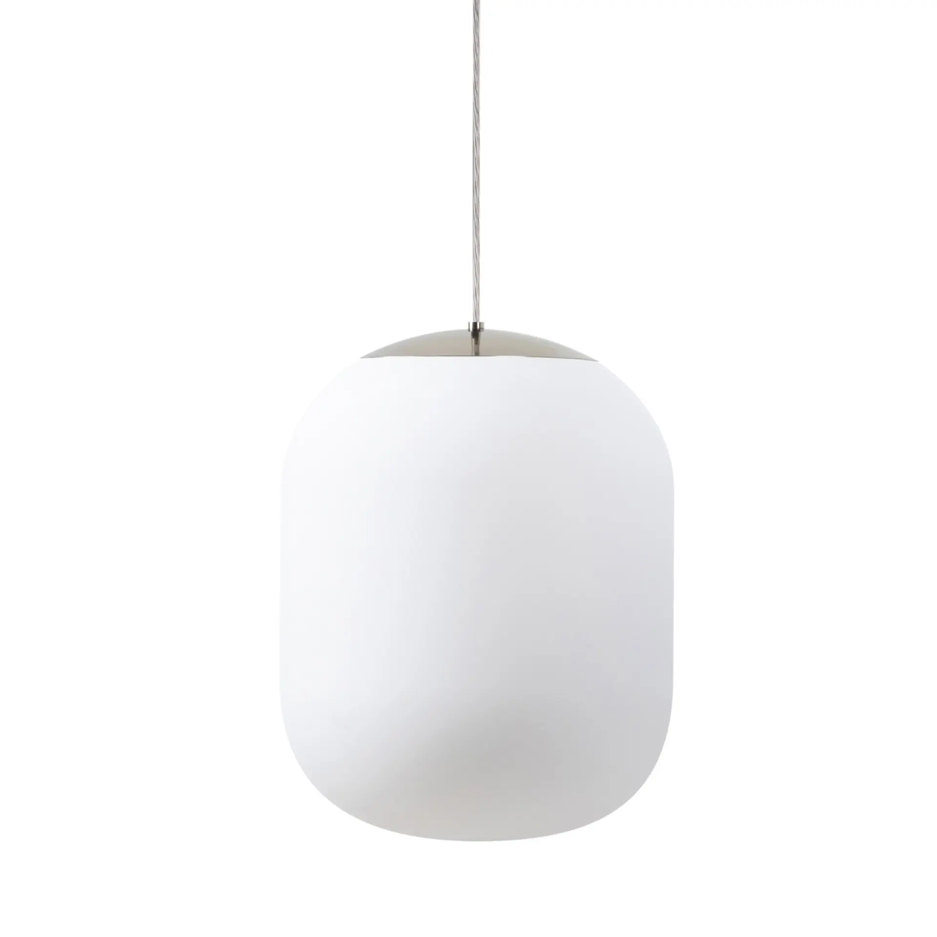 OSMONT TAN62896 TANIA S2 HP závěsné skleněné svítidlo nerez leštěná / bílá IP40 4000 K 59W LED