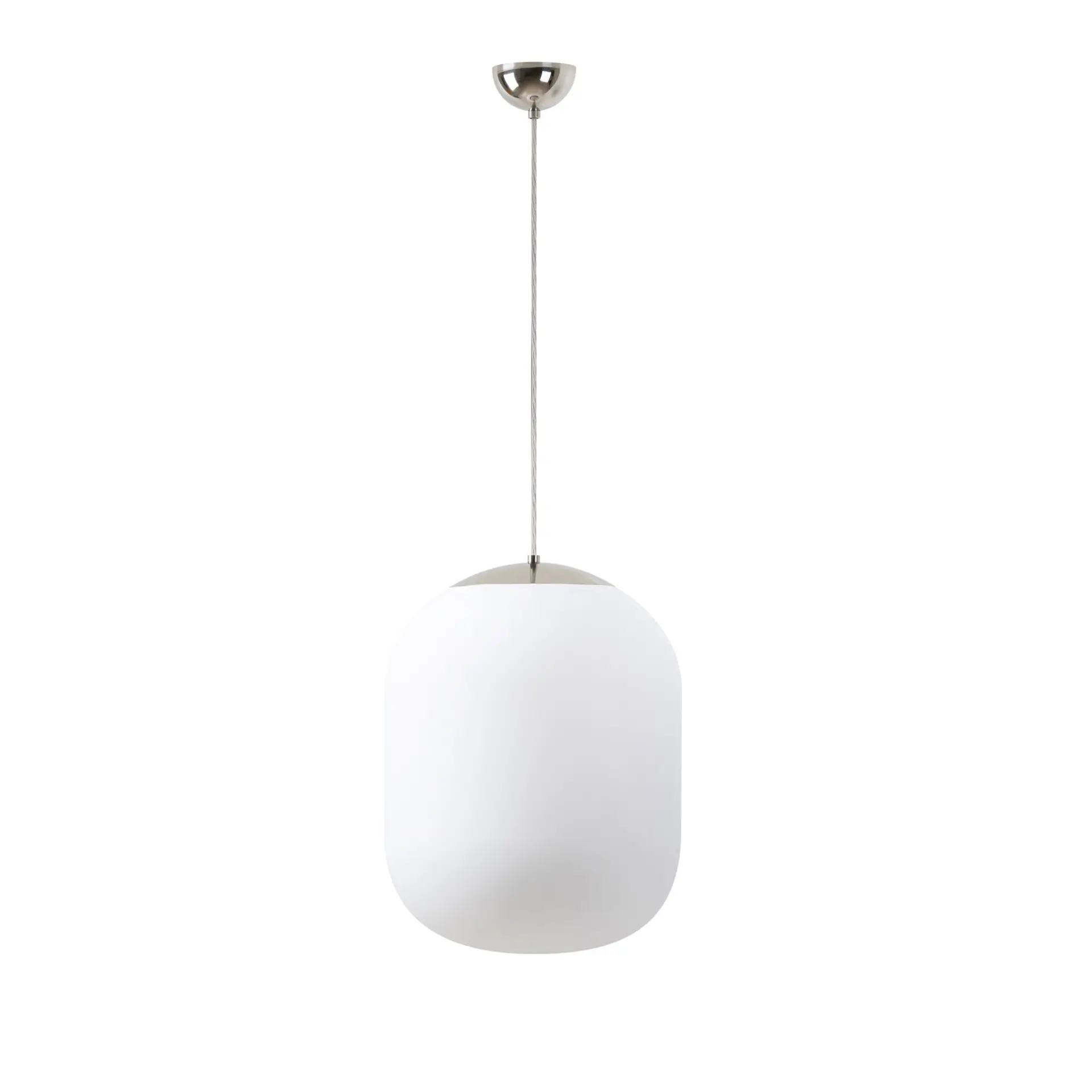 OSMONT TAN67356 TANIA S1 závěsné skleněné svítidlo nerez leštěná / bílá IP40 3000 K 27W LED