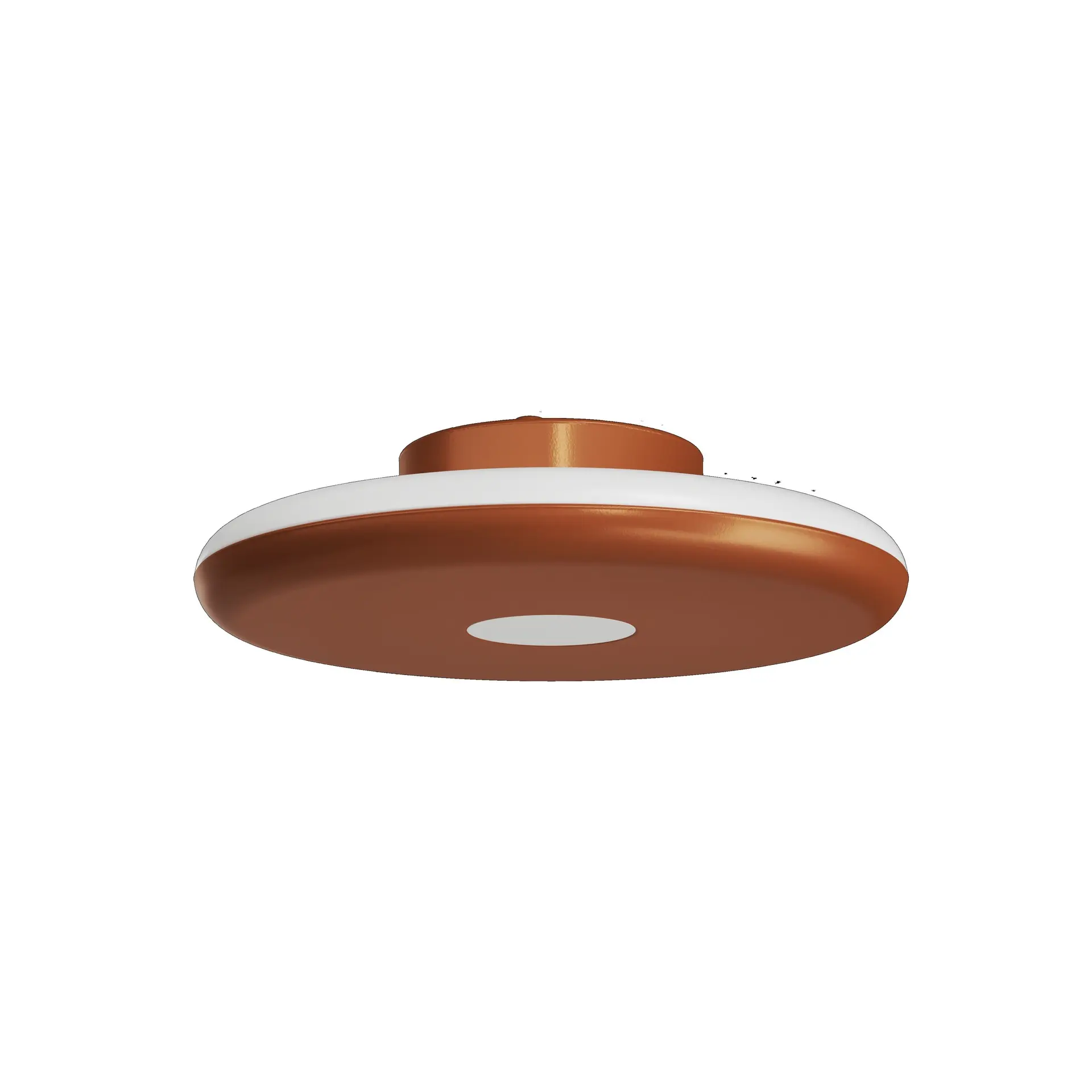 OSMONT ZET60534 ZETA 1 PF stropní/nástěnné plastové svítidlo terakota / bílá IP40 4000 K 31W LED