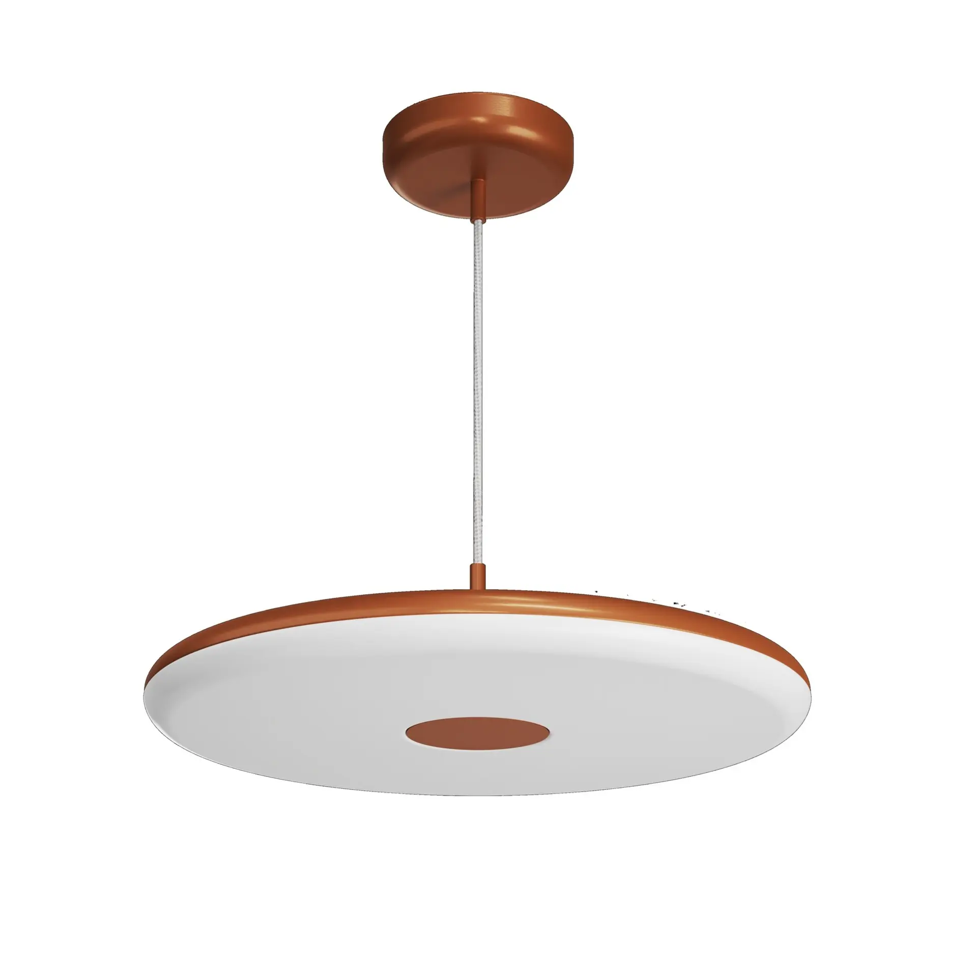 OS ZET60570 ZETA ST2 FP závěsné plastové svítidlo terakota / bílá IP40 4000 K 38W LED - OSMONT