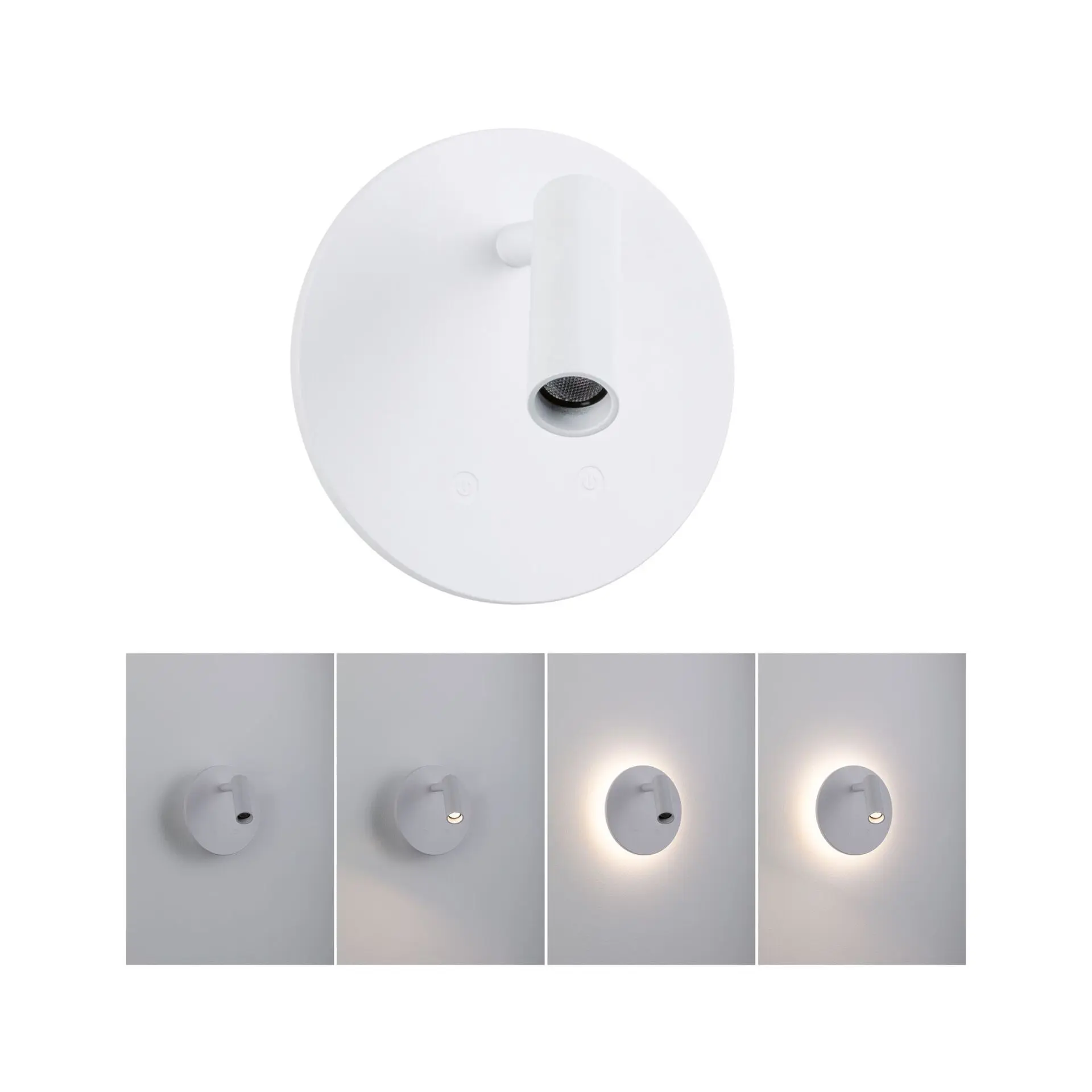 PAULMANN LED nabíjecí nástěnné svítidlo Kiora 2700K / 3,7V 0,6W / 0,7W stmívatelné bílá