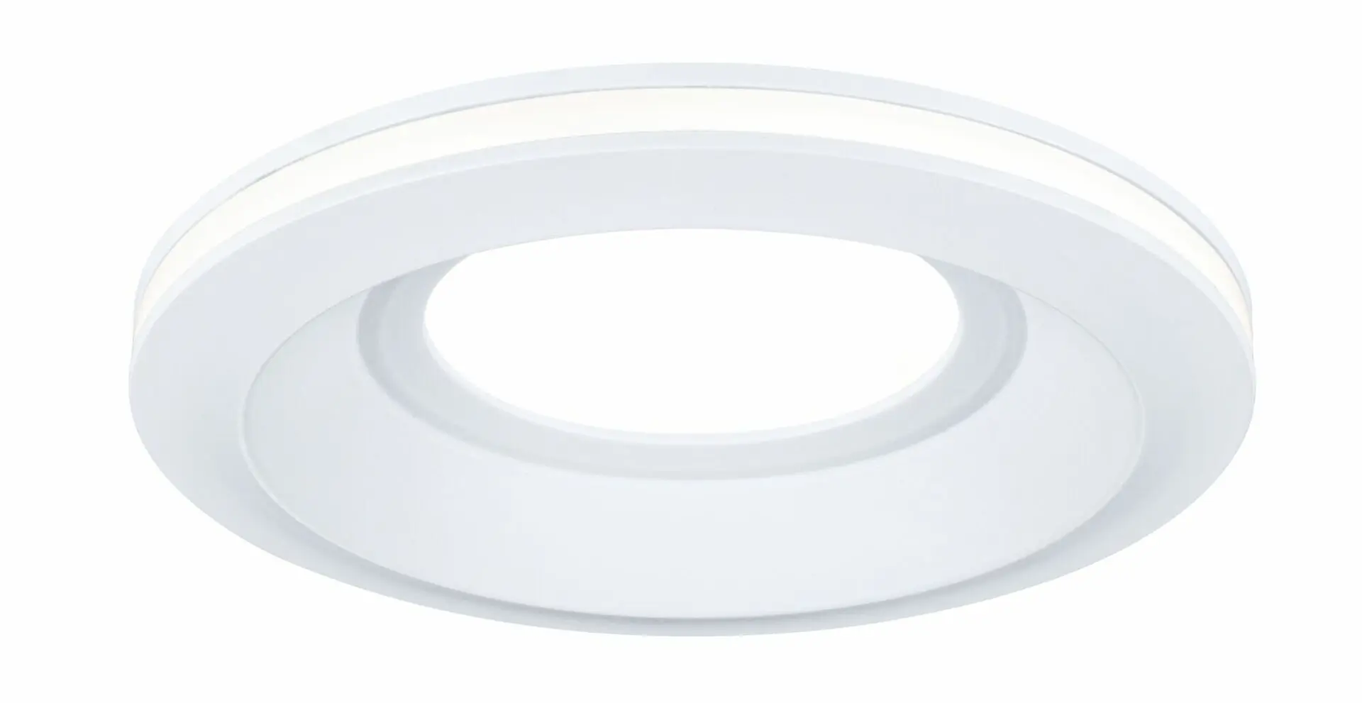PAULMANN LED vestavné svítidlo Sormus samostatné svítidlo IP65 kruhové 100mm 4,8W / 1,5W / 230V 3000K bílá