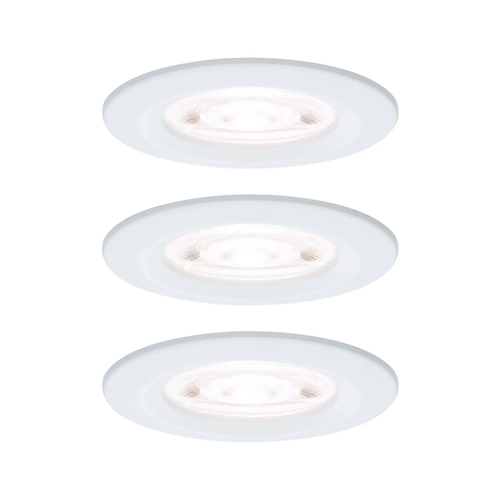 PAULMANN LED vestavné svítidlo Nova GU10 Flat nevýklopné IP44 3x4,9W 230V 4000K bílá mat