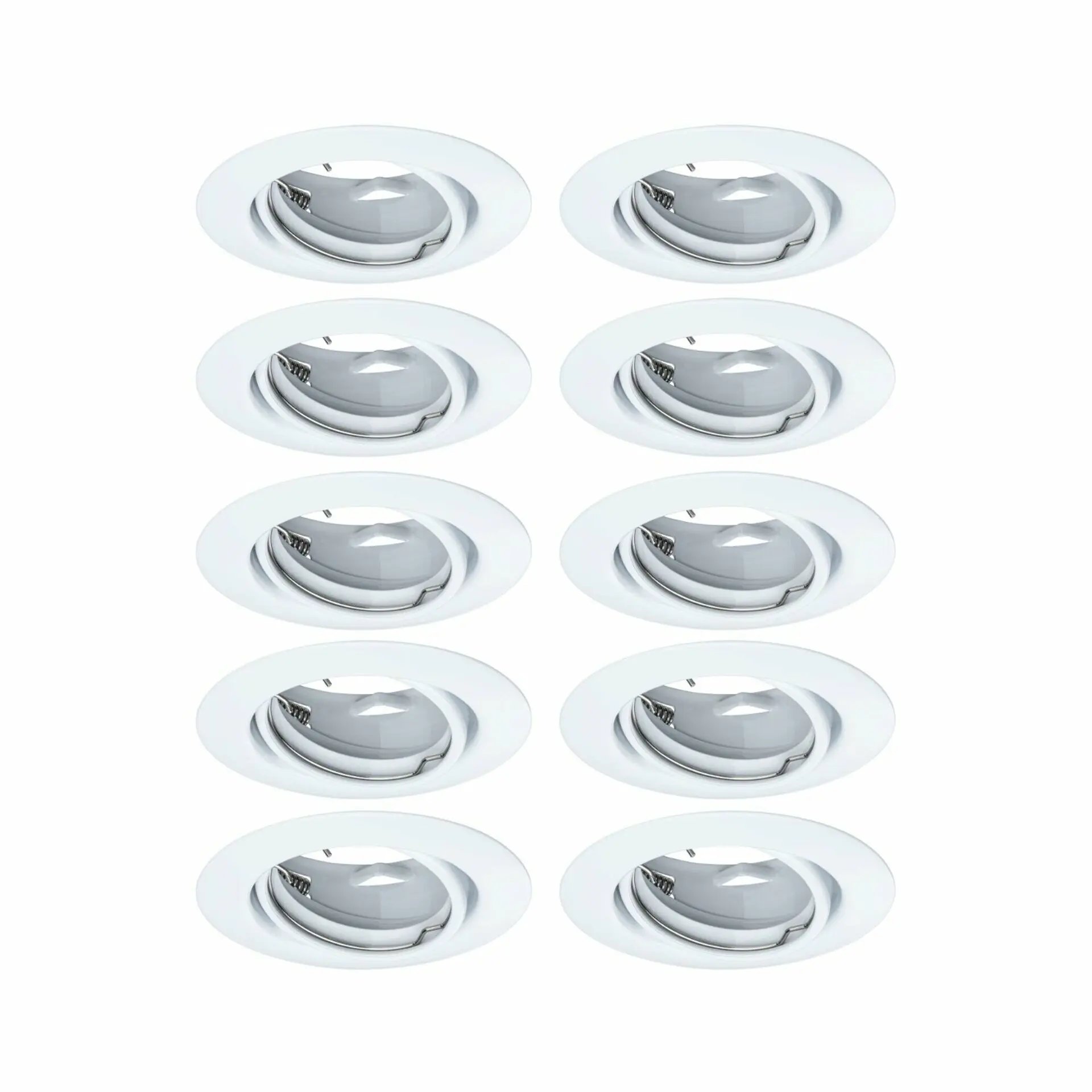 P 93400 Vestavné svítidlo LED Base kruhové max. 10x10W GU10 bílá - PAULMANN