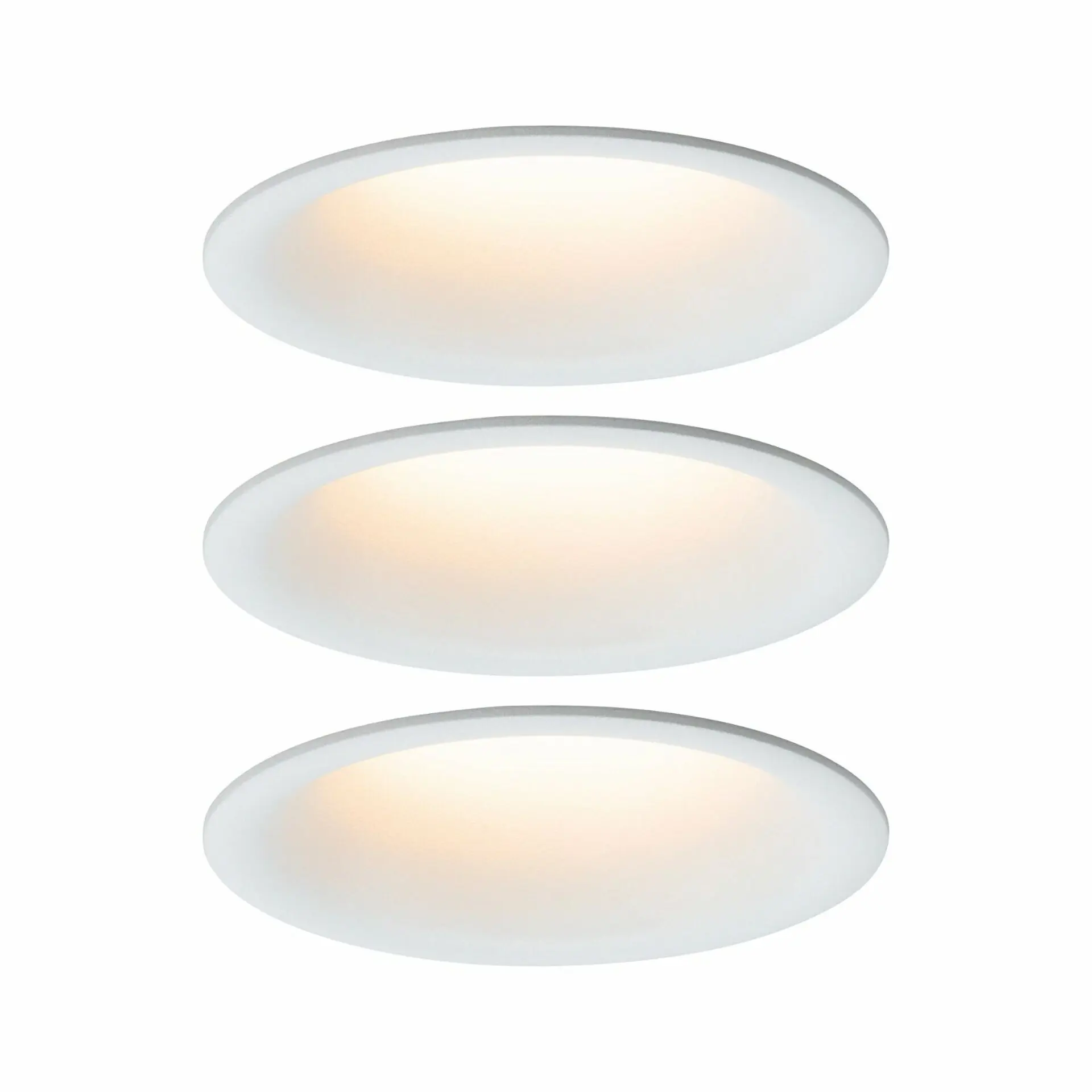 P 93419 Vestavné svítidlo LED Cymbal 3x6,5W bílá mat proti oslnění stmívatelné - PAULMANN