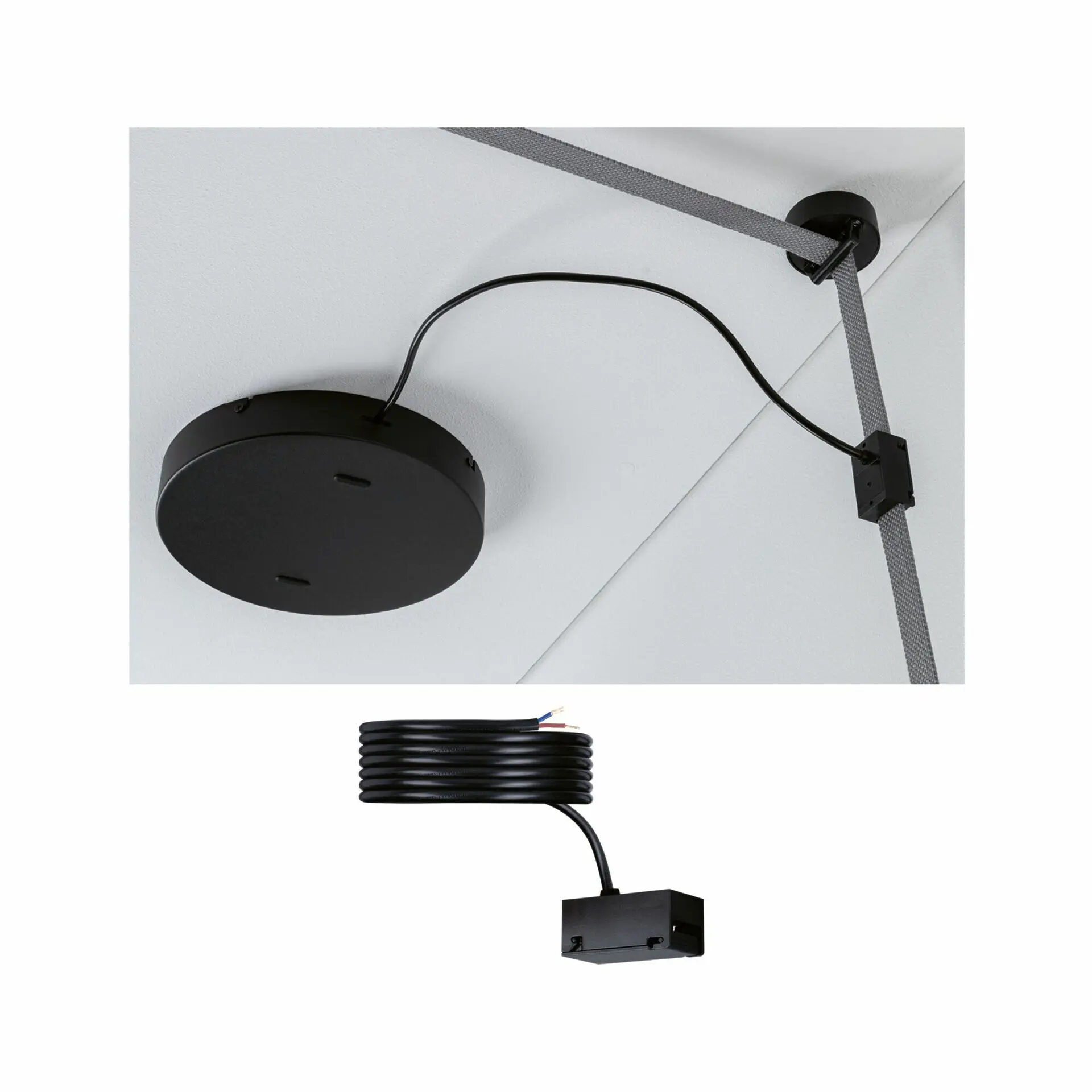 PAULMANN ULine příslušenství napájení 47x26mm černá