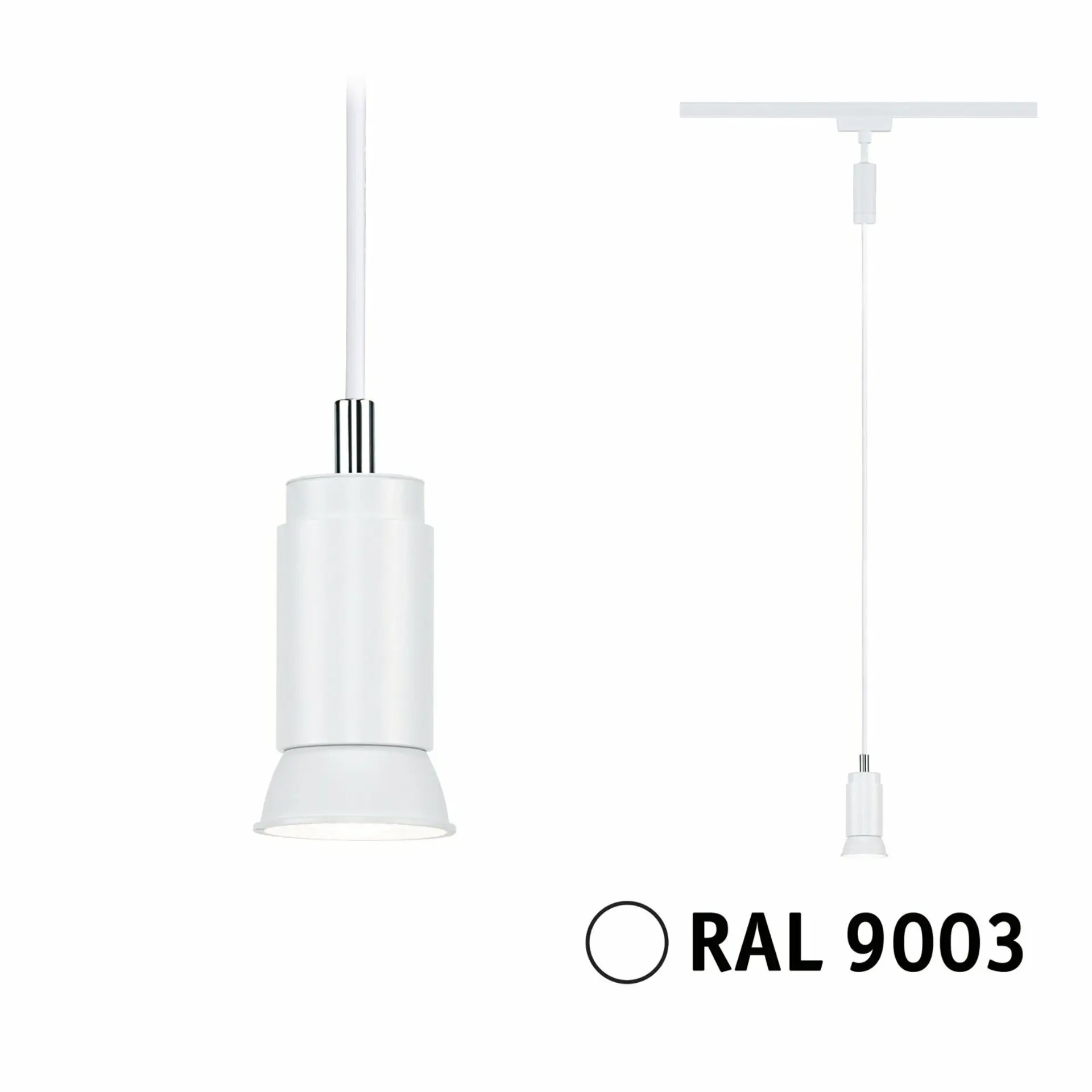 PAULMANN URail závěs Runa GU10 max. 10W 230V bílá