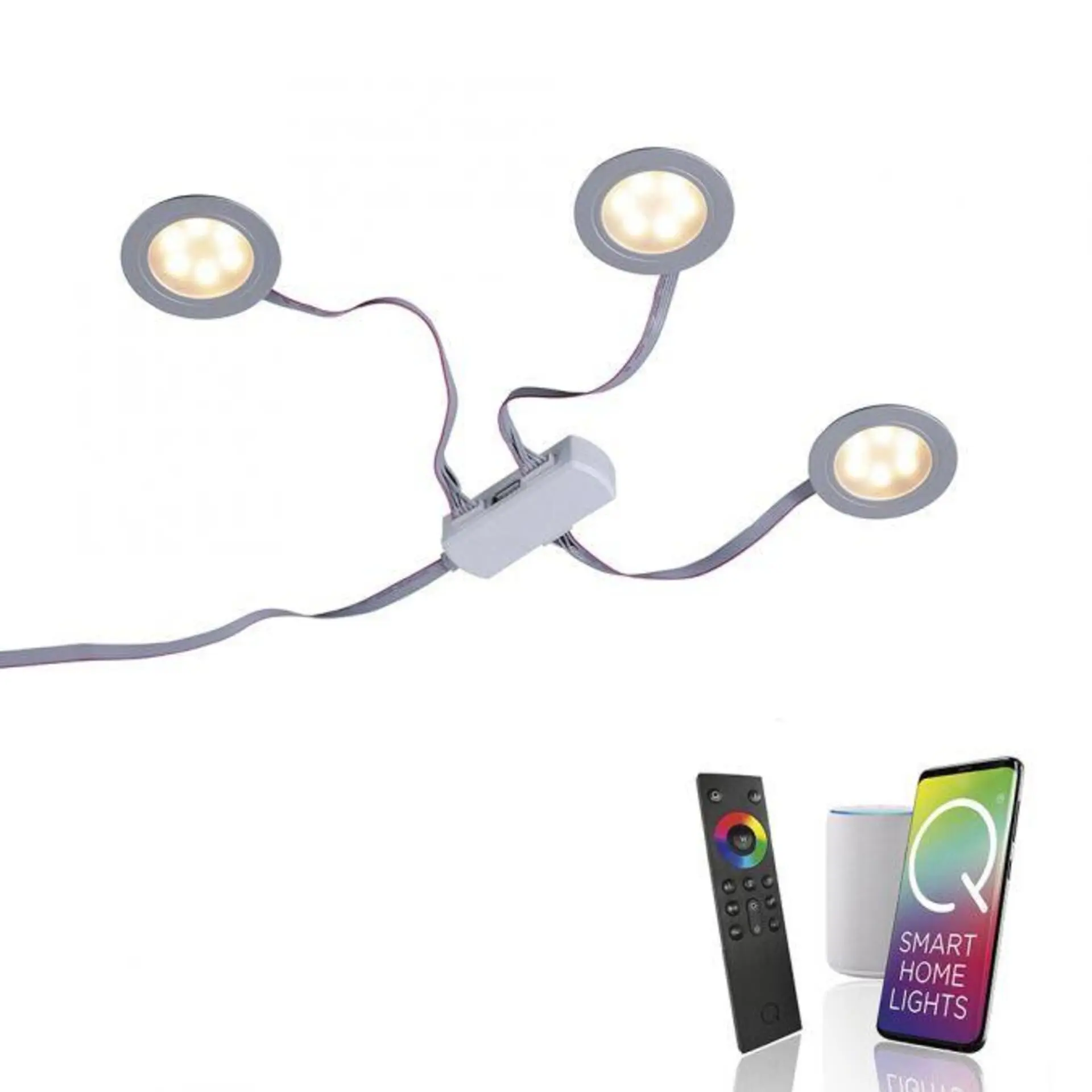 PAUL NEUHAUS Q-ELLI, vestavná svítidla, Smart Home RGB+3000-5000K PN 1150-95