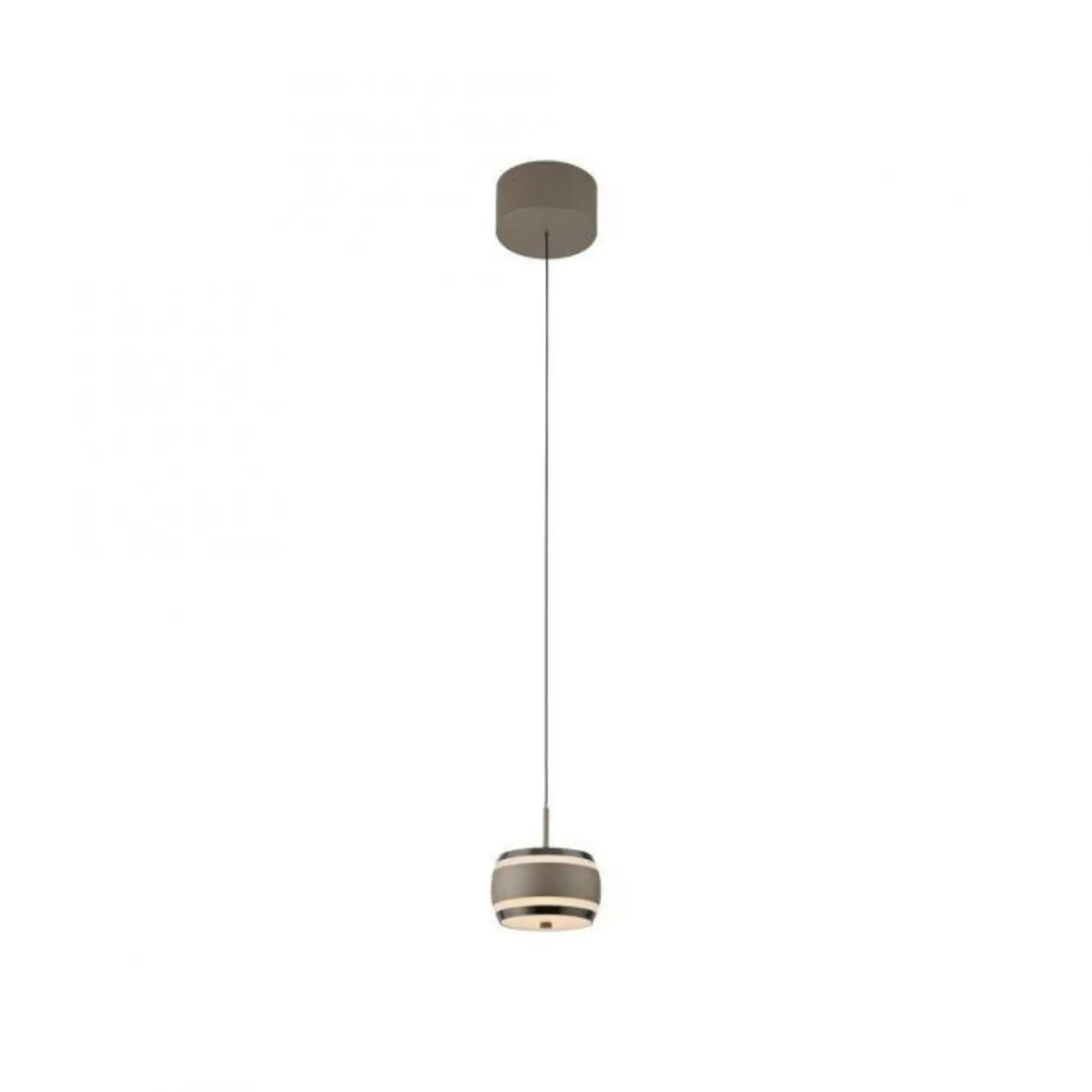 PAUL NEUHAUS Závěsné svítidlo PURE Falling Rings, bronzová / tmavý chrom 2200-5000K