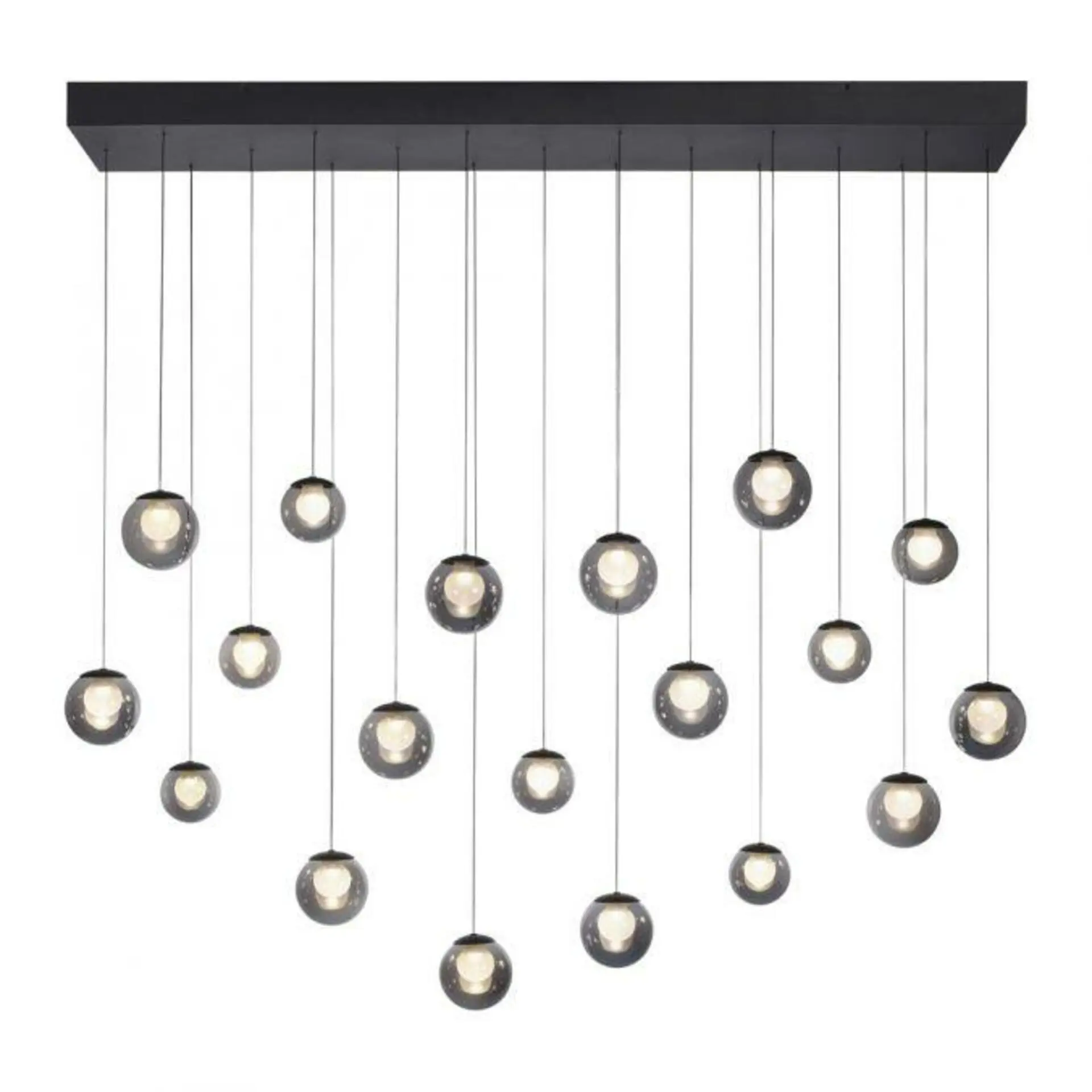 PAUL NEUHAUS PURE Popup, LED závěsné svítidlo, mystická šedá, 2200-5000K