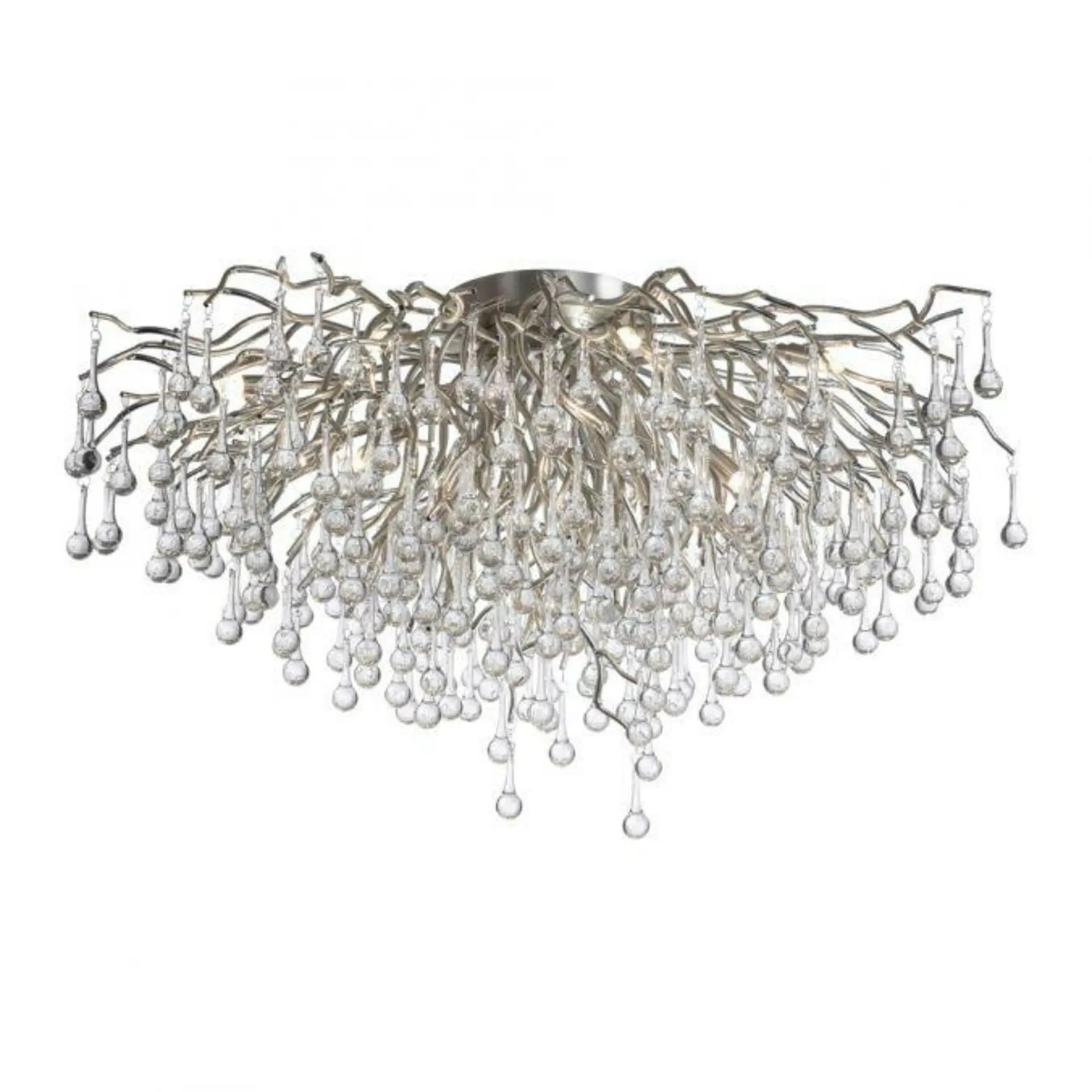 PAUL NEUHAUS Stropní křišťálové svítidlo ICICLE, ocel, 14xG9