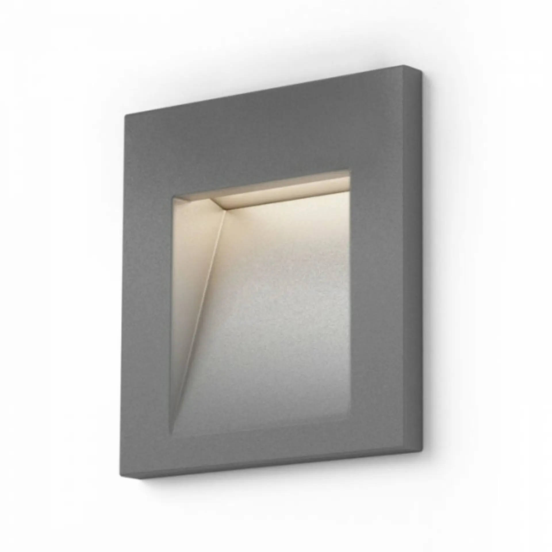 RED - DESIGN RENDL RENDL TESS SQ zápustná stříbrnošedá 230V LED 3W IP54 3000K R12014