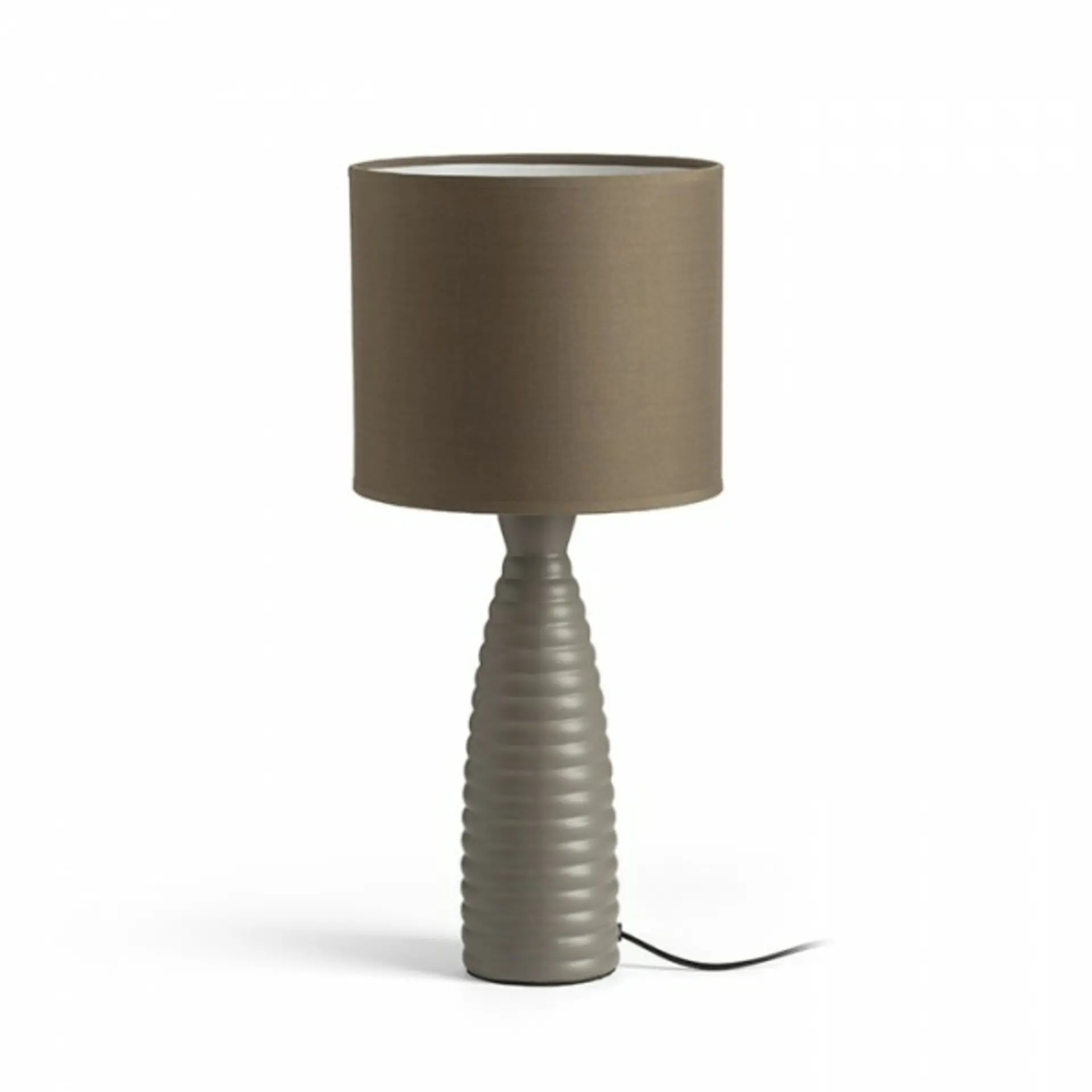 RED - DESIGN RENDL RENDL LAURA stolní béžovošedá 230V E27 28W R13324