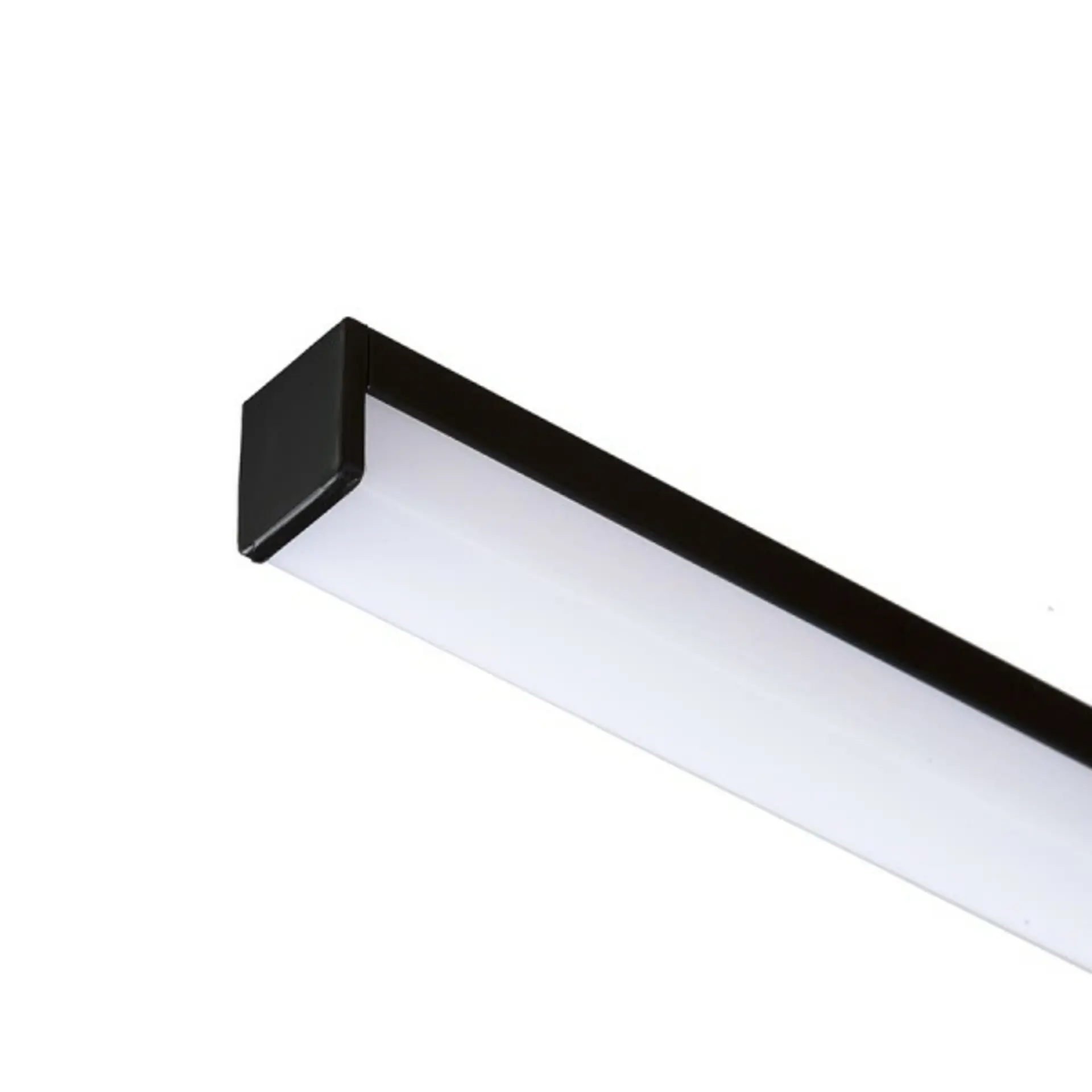 RED - DESIGN RENDL RENDL LED PROFILE H přisazený 1m černá matný akryl/hliník R14090